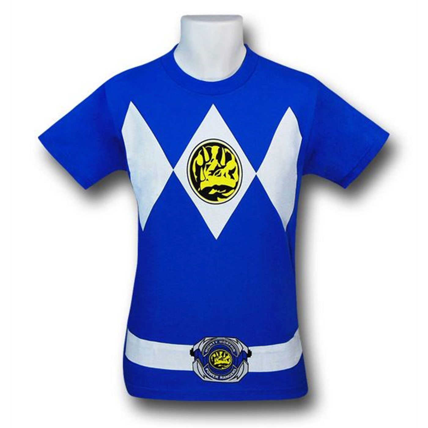Power Rangers Blue Ranger Costume T-Shirt, Blue