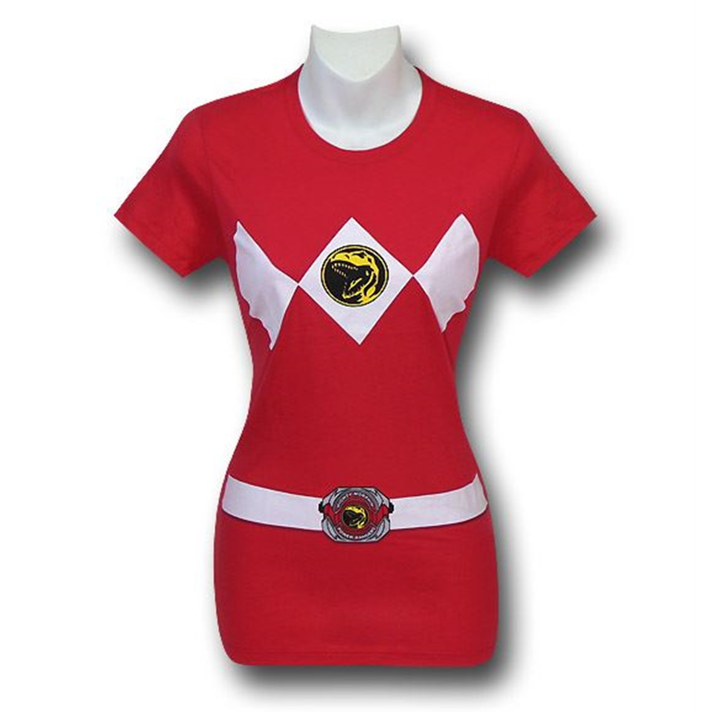 Power Rangers Red Ranger Women's T-Shirt, Red