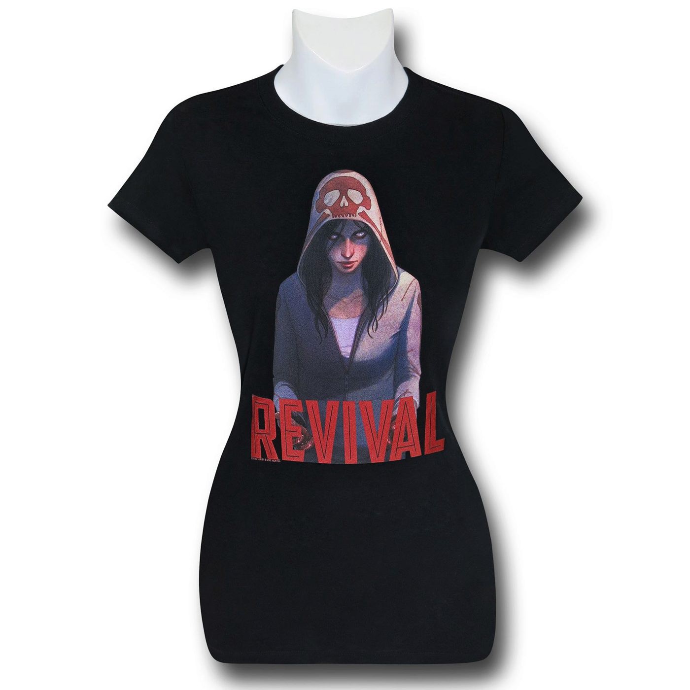 Revival Em on Black Women's T-Shirt, Black
