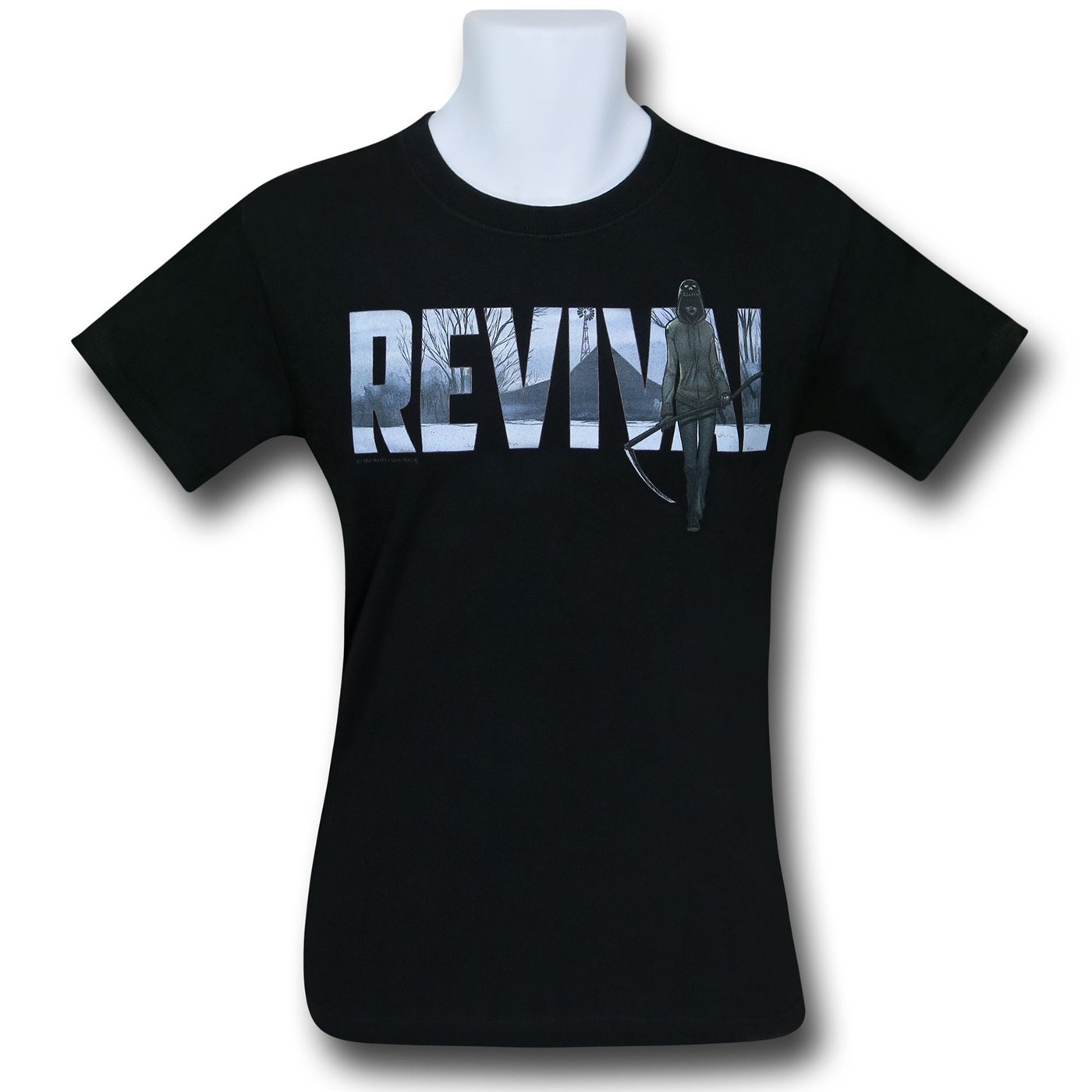 Revival Logo Em T-Shirt, Black