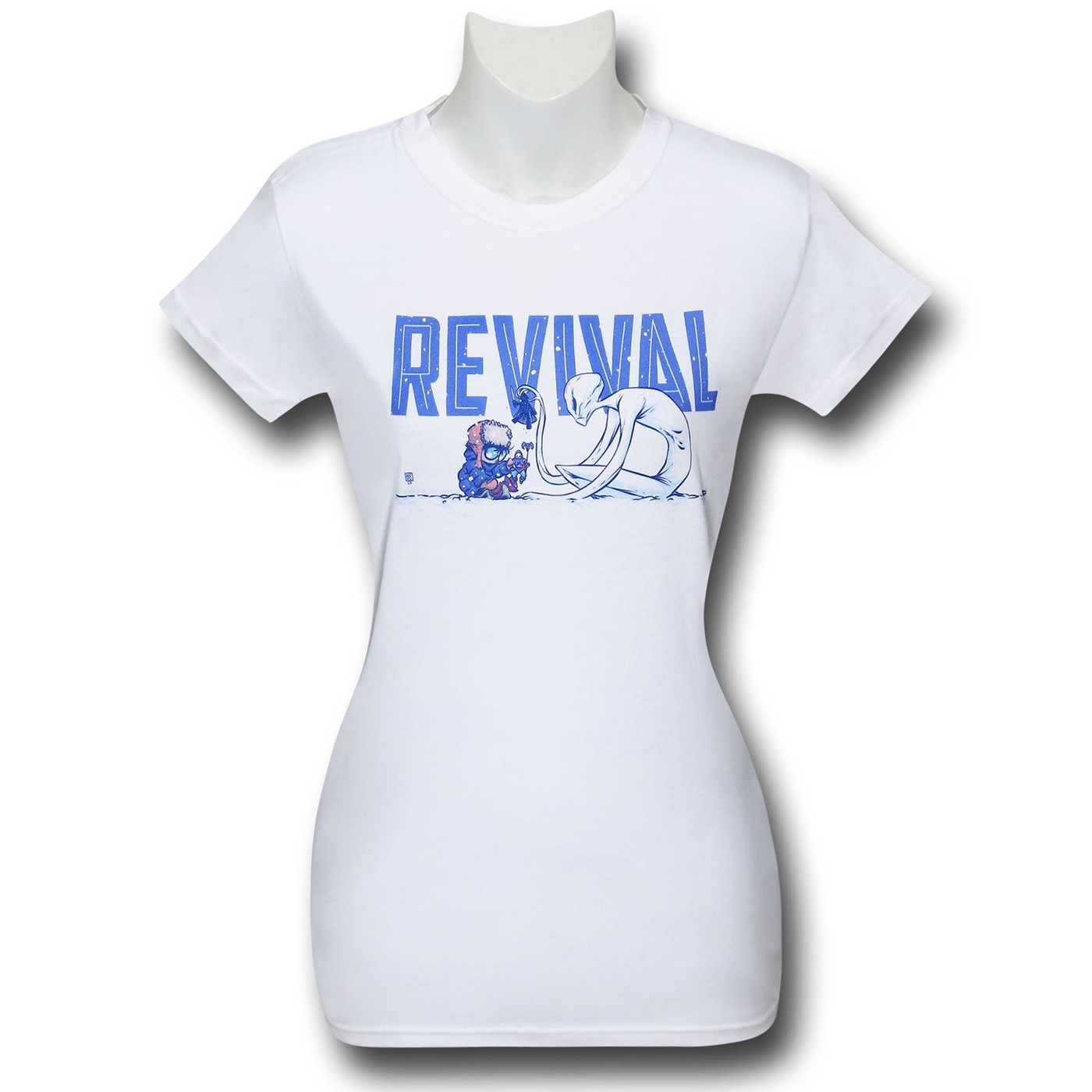Revival Snow Day Women's T-Shirt, White