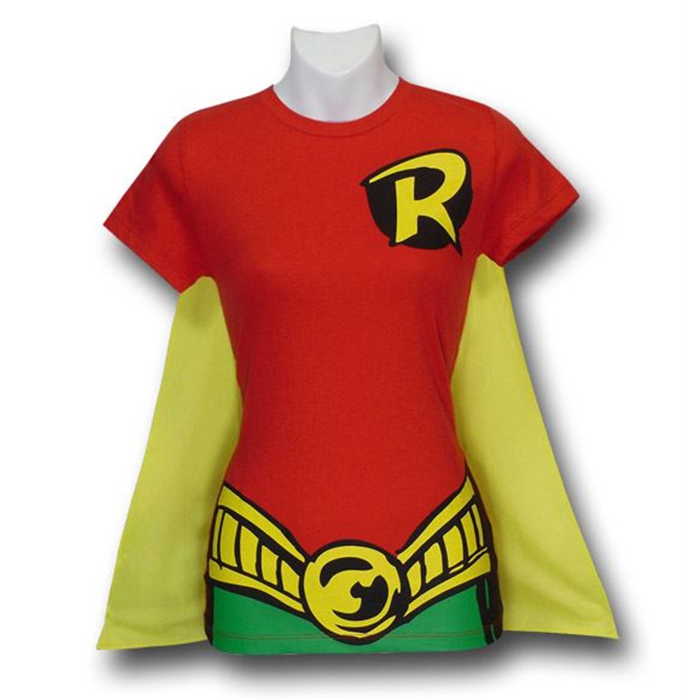 Robin Juniors Costume Caped T-Shirt, Red