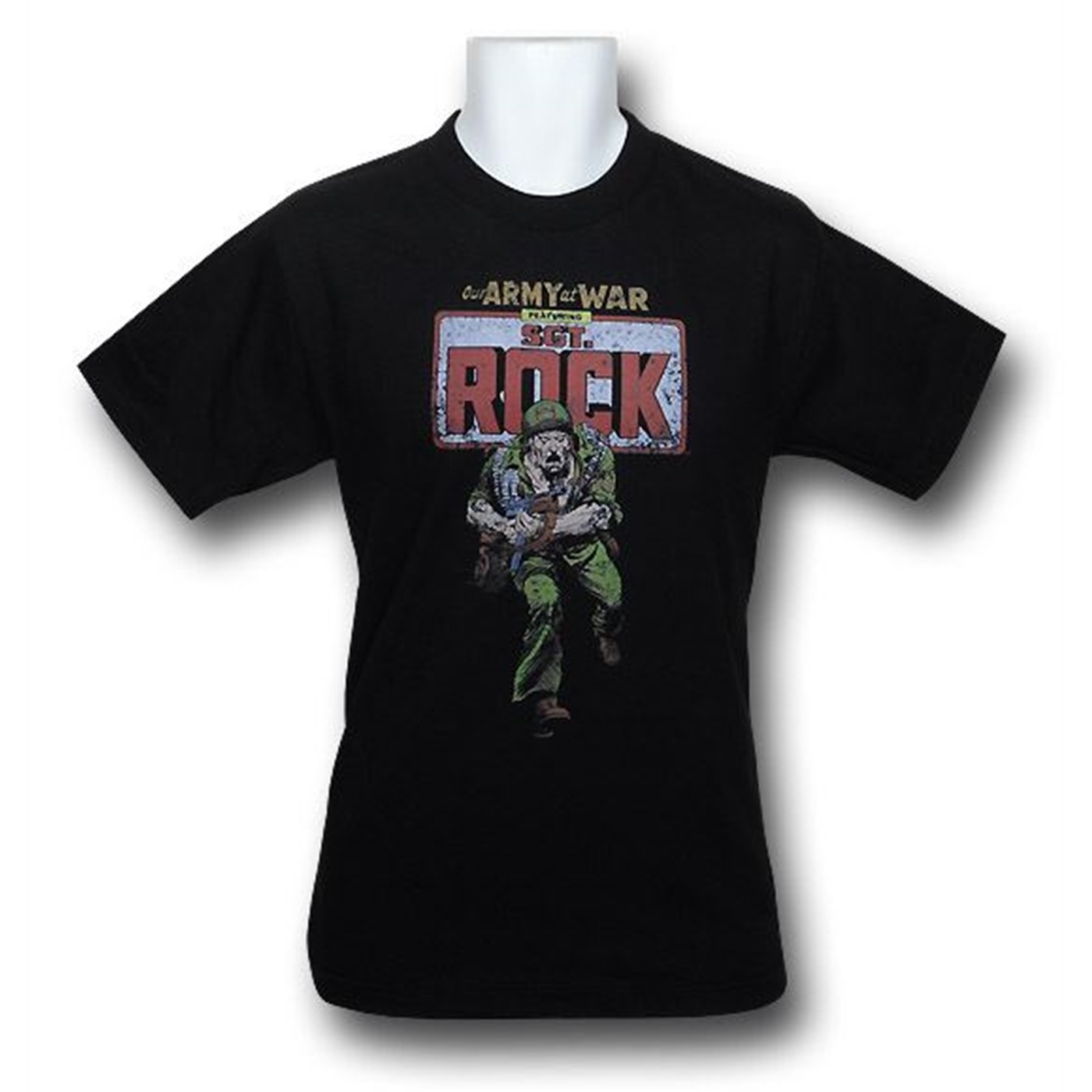 Sgt. Rock Running T-Shirt, Black