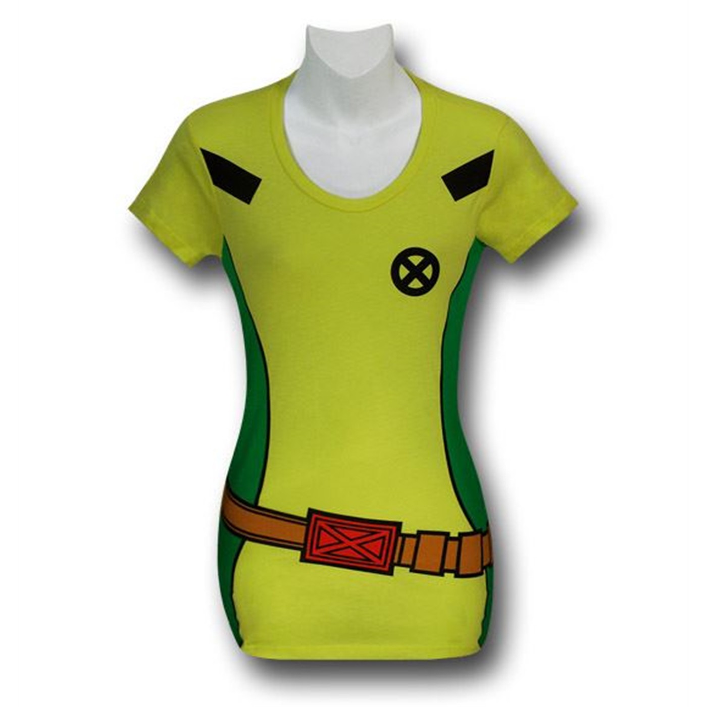 Rogue Women's Costume T-Shirt, Yellow