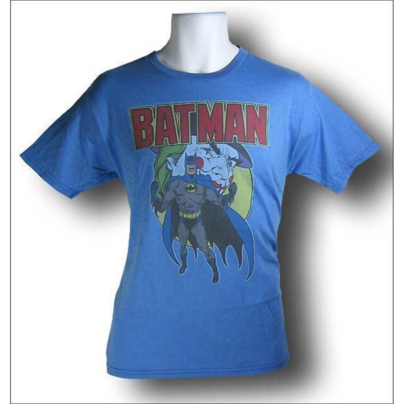 Batman Rage vs. Joker T-Shirt by Junk Food, Blue