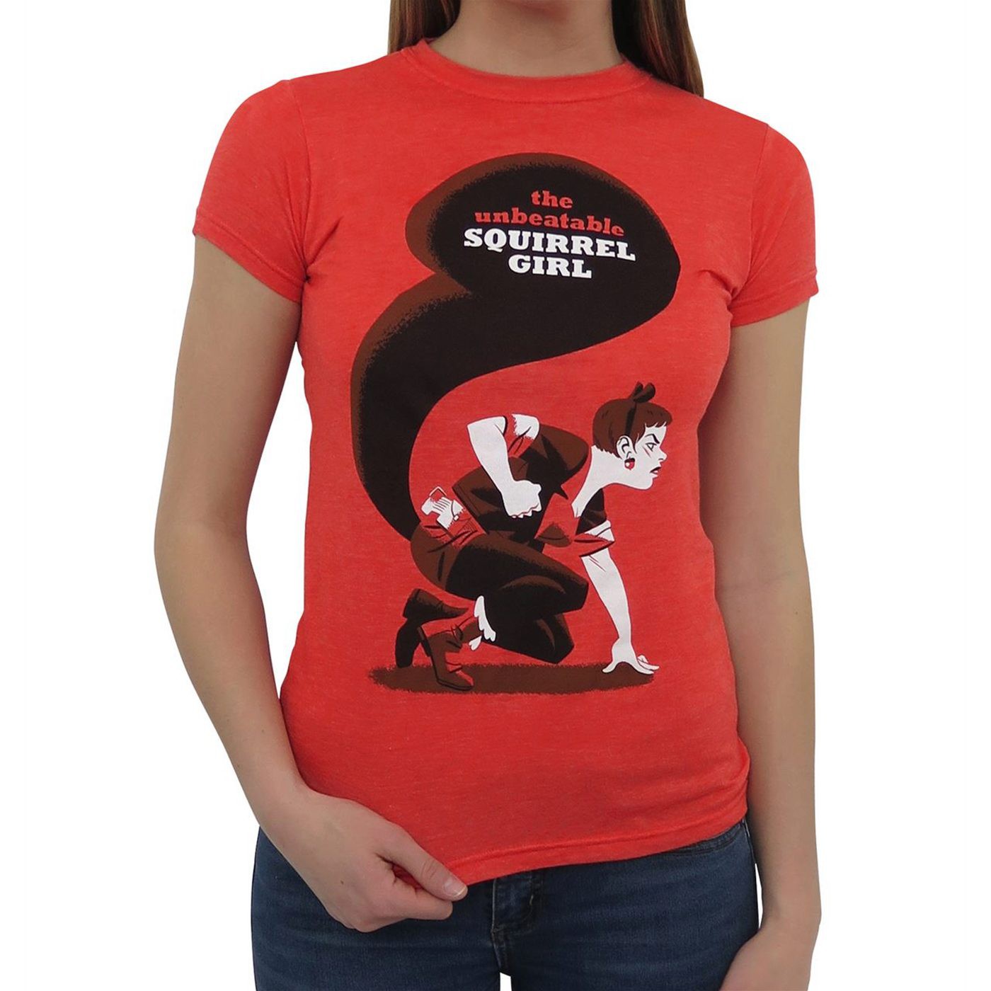 Squirrel Girl Unbeatable Women's T-Shirt, Orange