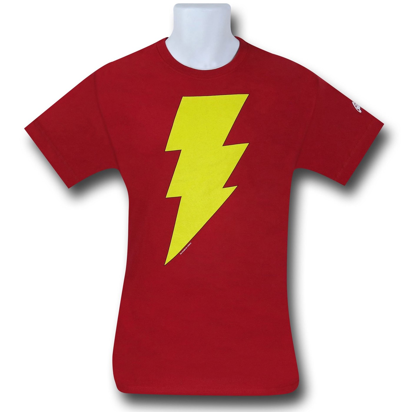 Shazam Symbol Red T-Shirt, Red