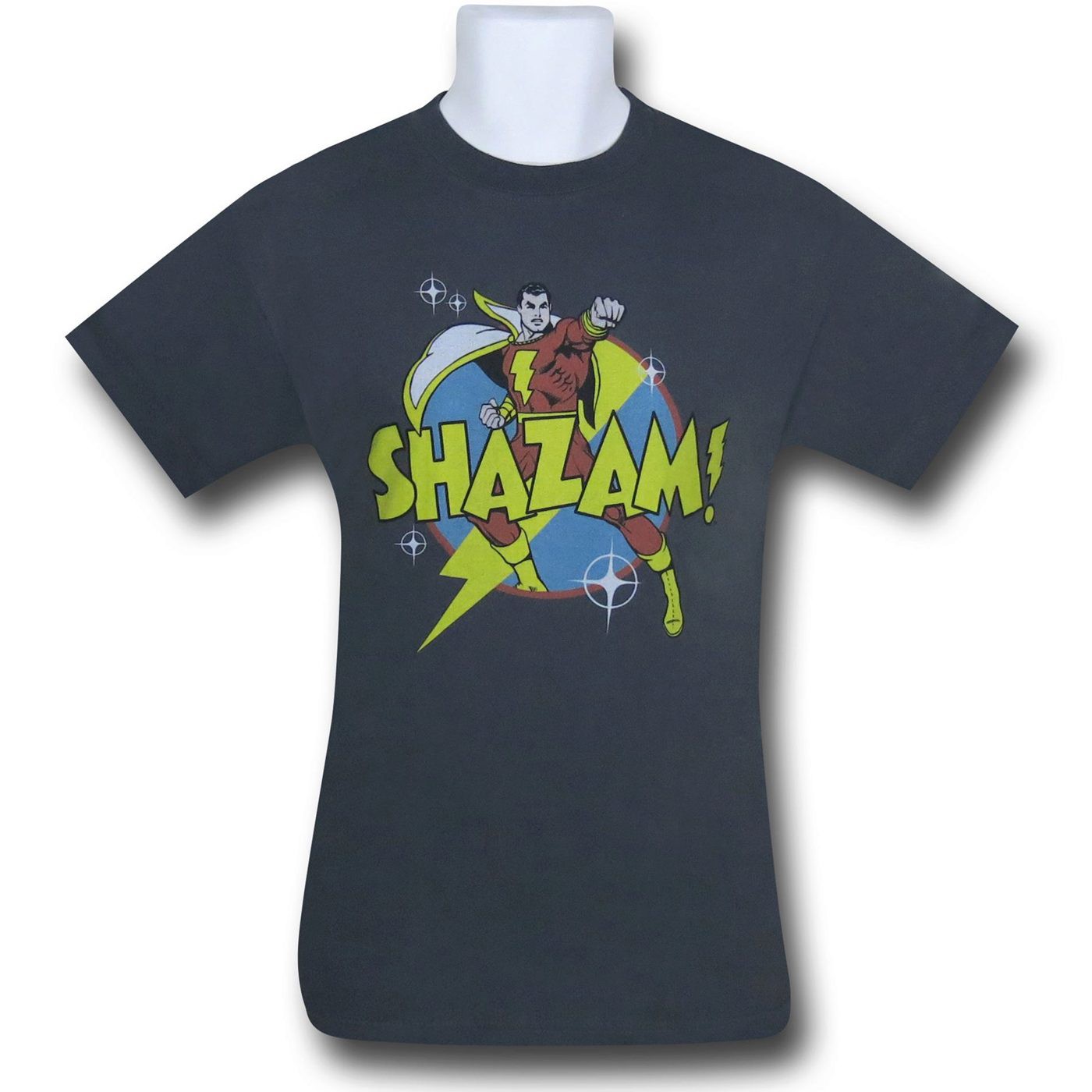 Shazam Power Kung-Fu Stance T-Shirt, Grey