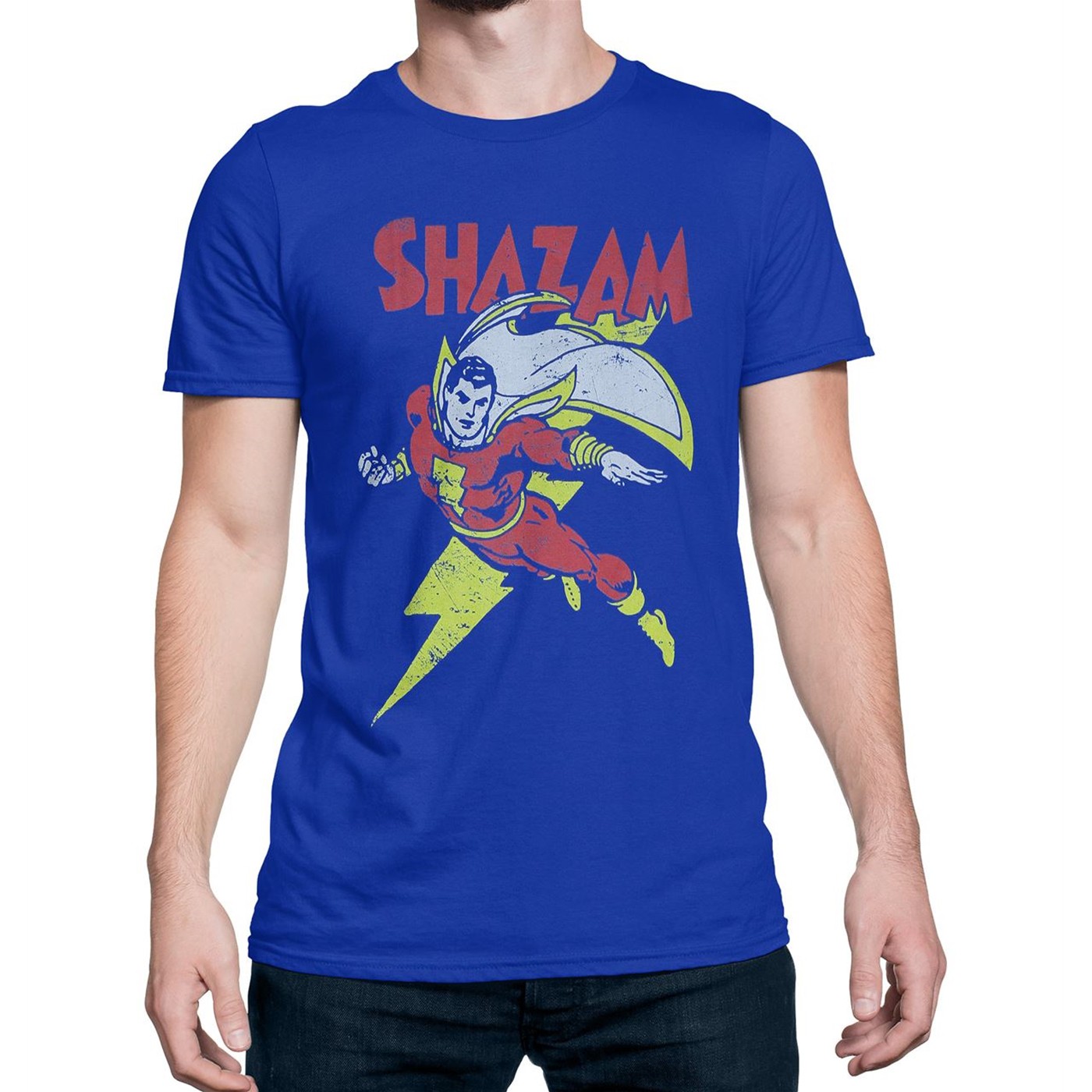 Shazam Soaring T-Shirt, Blue