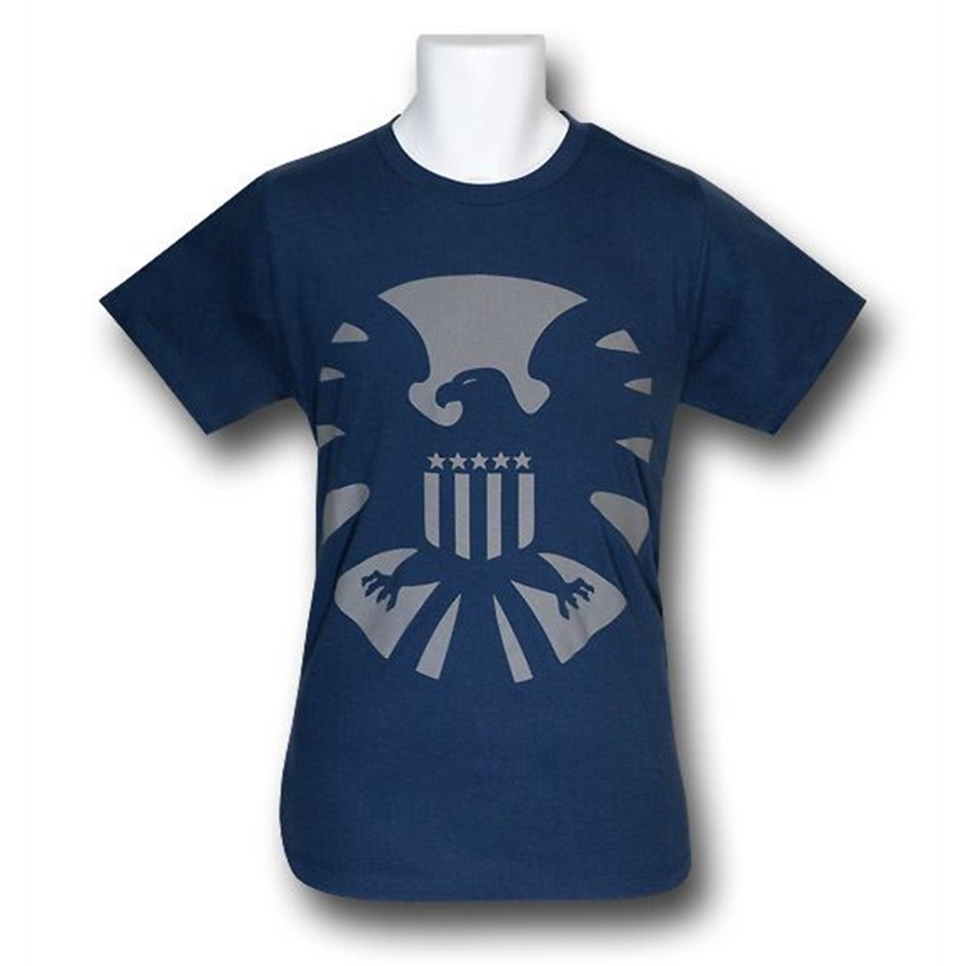 S.H.I.E.L.D. Symbol Blue 30 Single T-Shirt, Blue