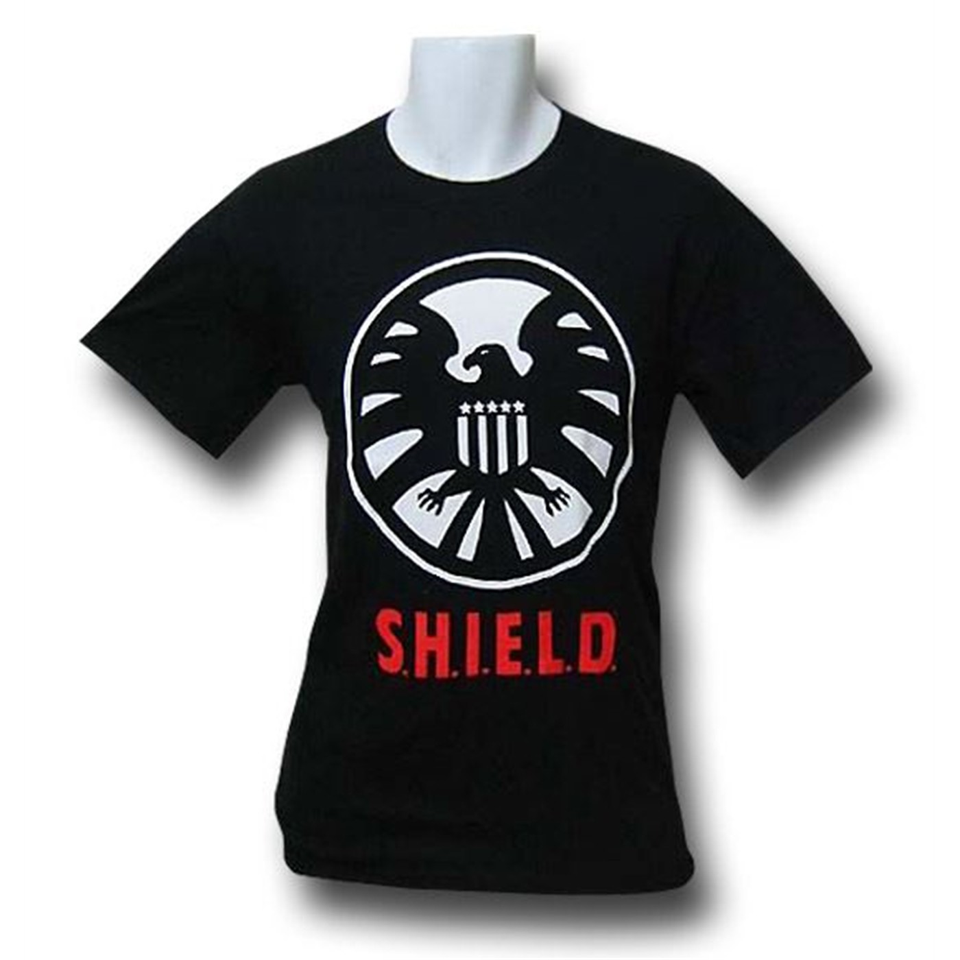 SHIELD Symbol and Logo T-Shirt, Black