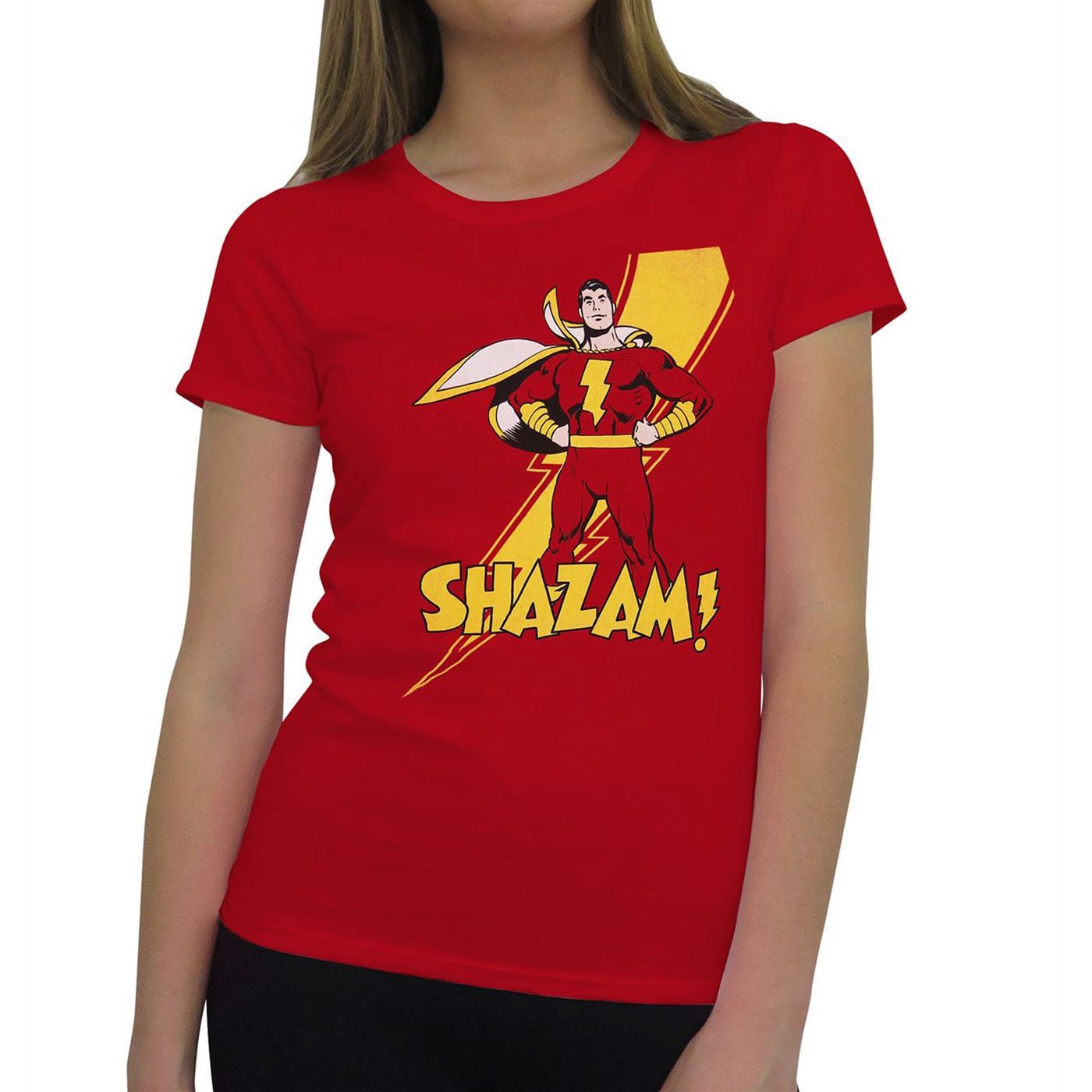 Shazam Pose Women's T-Shirt, Red