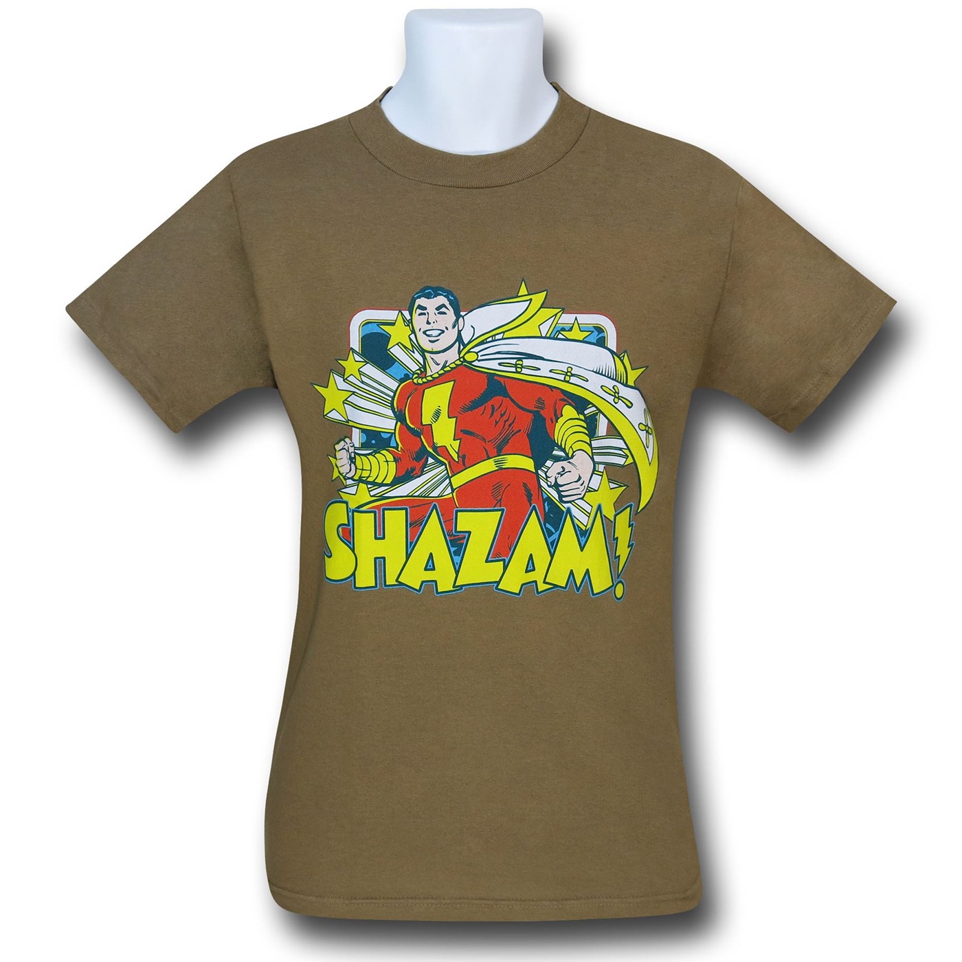 Shazam Stars T-Shirt, Brown