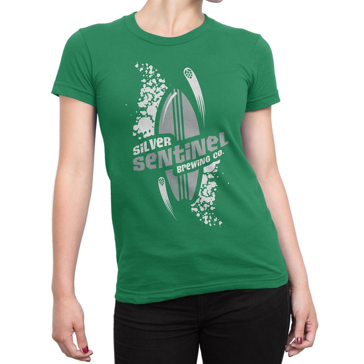 Silver Sentinel Brewing Company Women's T-Shirt, Green