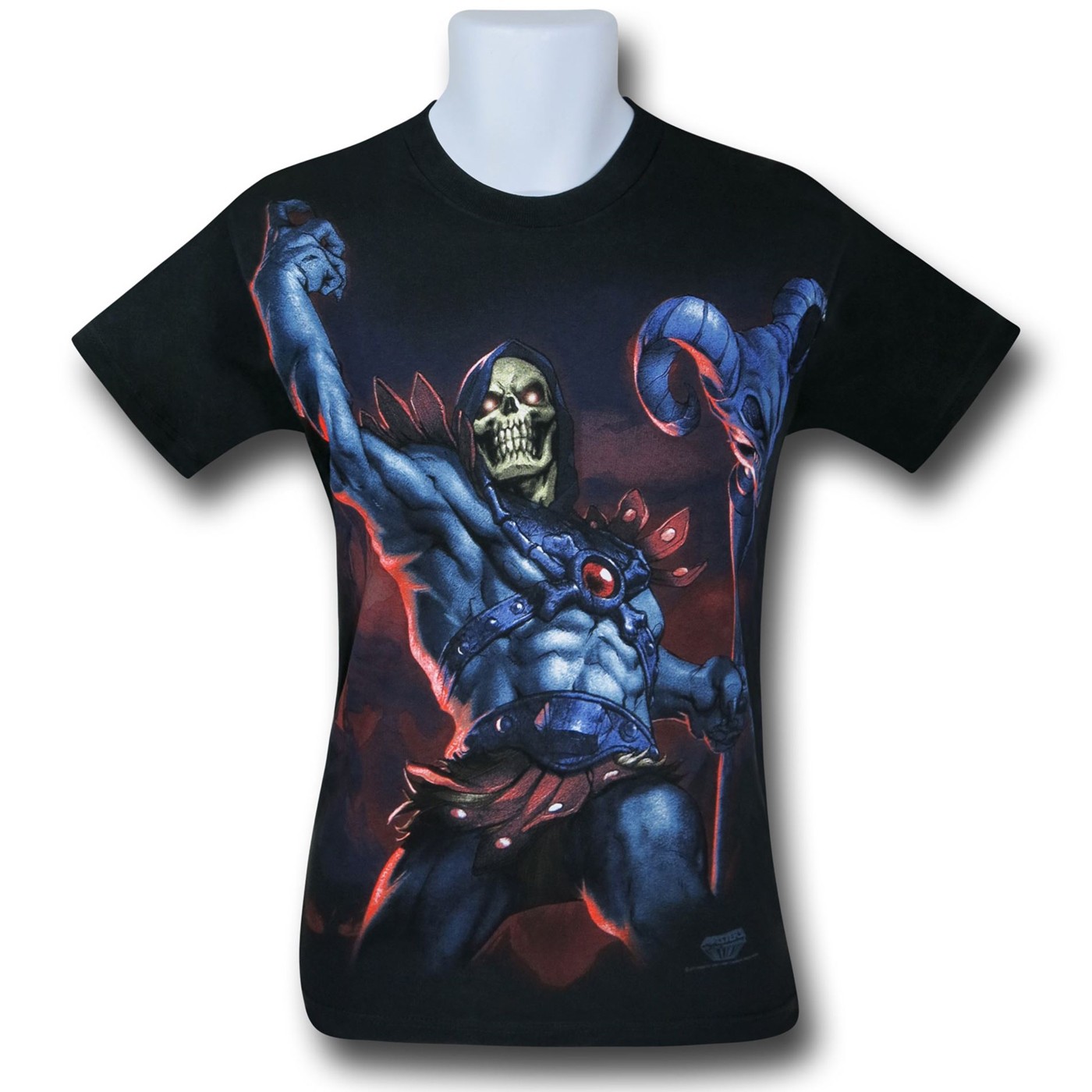 Skeletor Victory Pose T-Shirt, Black