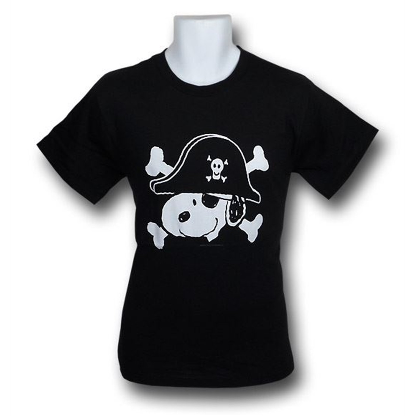 Snoopy Pirate T-Shirt, Black