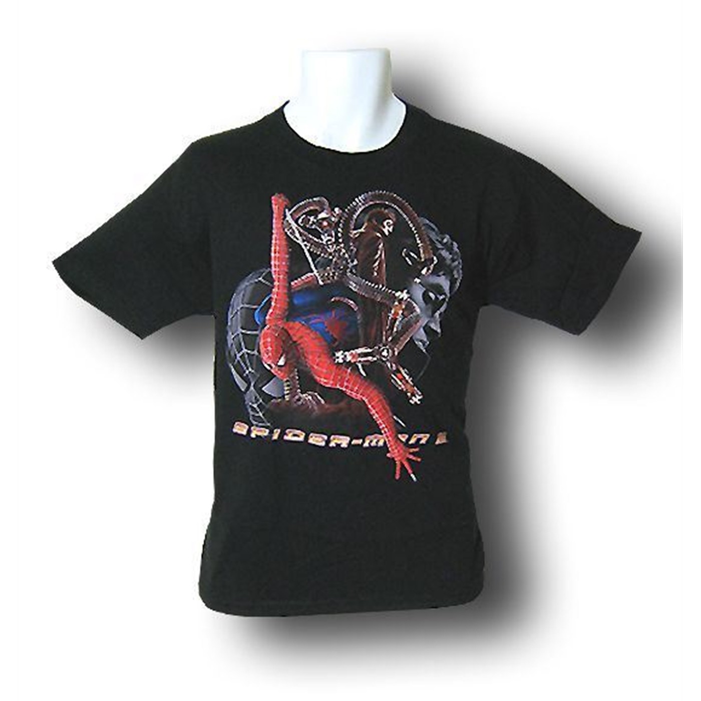 Spiderman 2 Youth Vs Doc Ock T-Shirt, Black