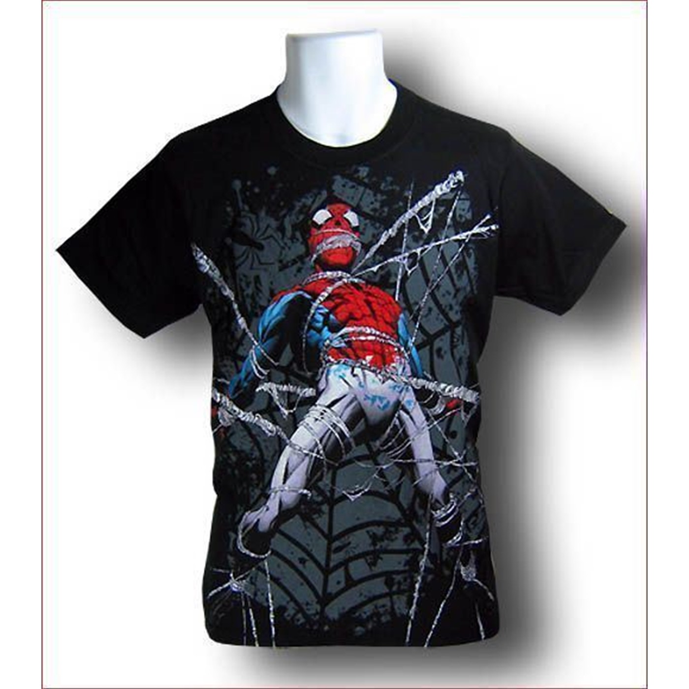 Spiderman Bondage T-Shirt, Black