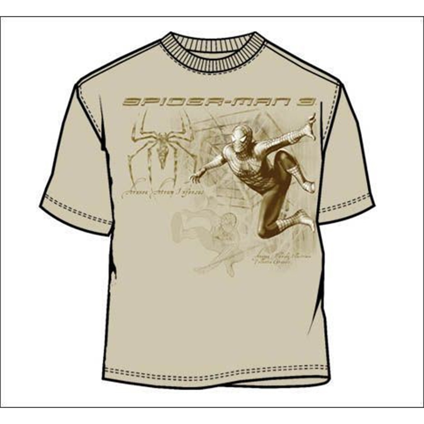 Spiderman Code Stencil T-Sshirt