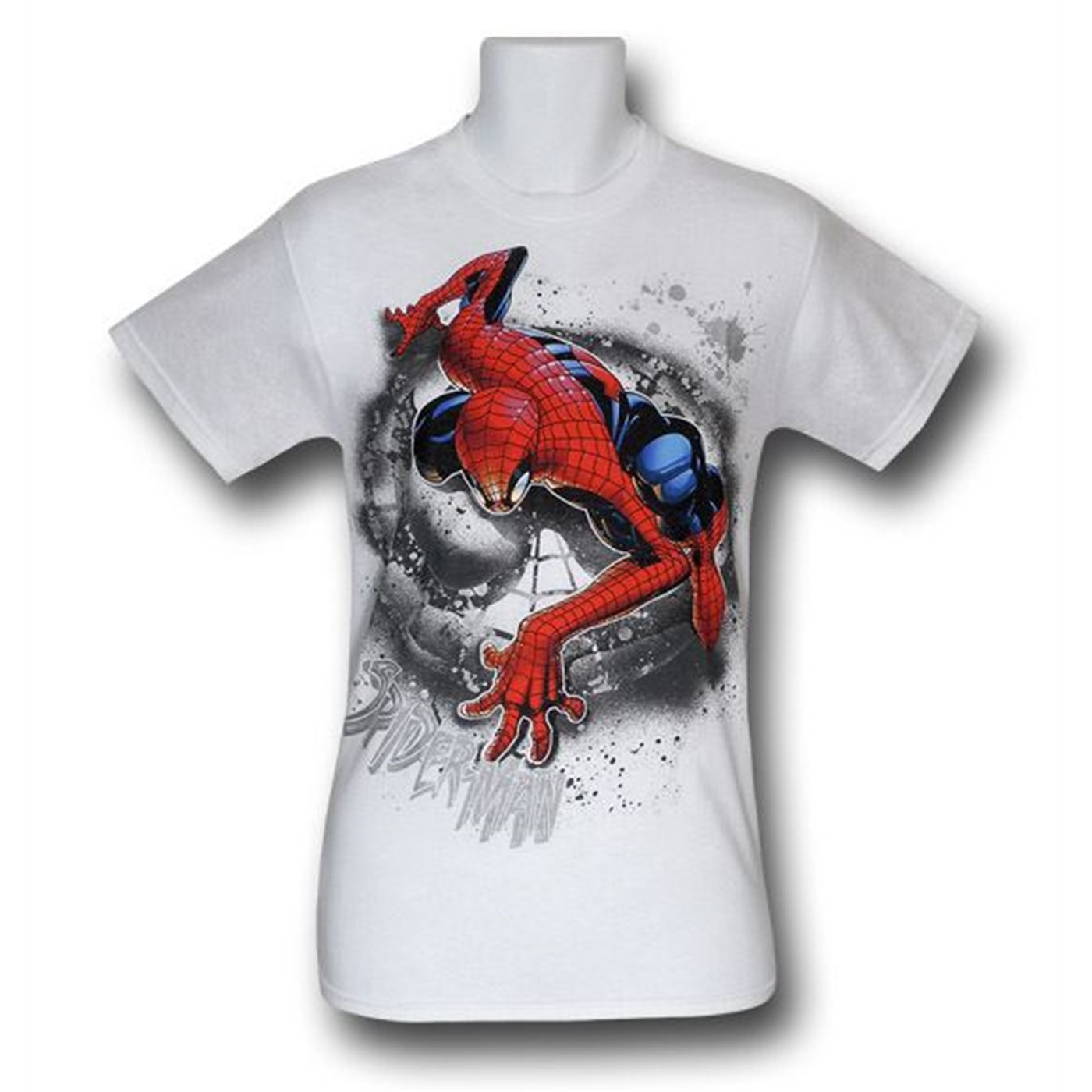 Spiderman White Crawler T-Shirt, White