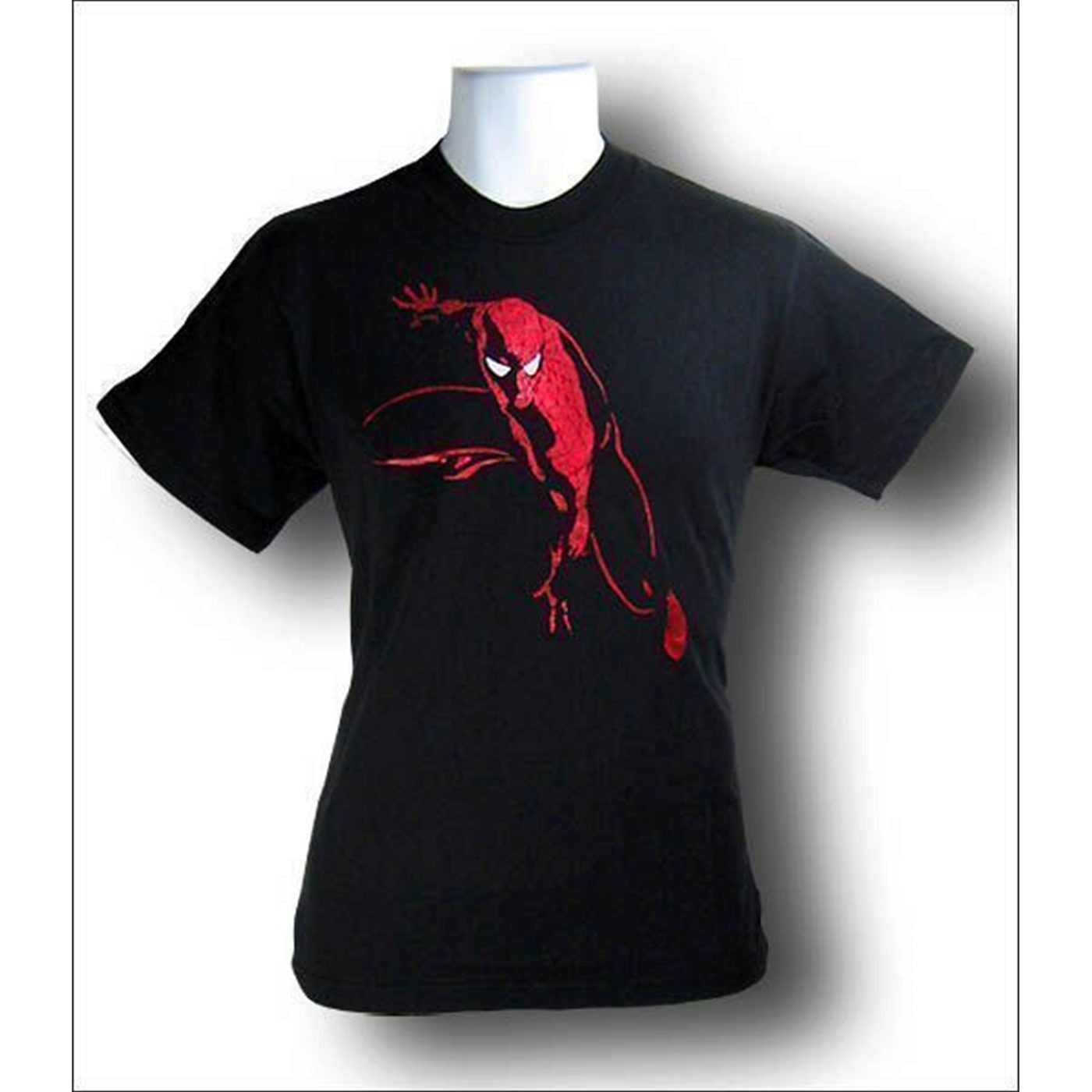 Spiderman Foil Dark Room T-Shirt, Black