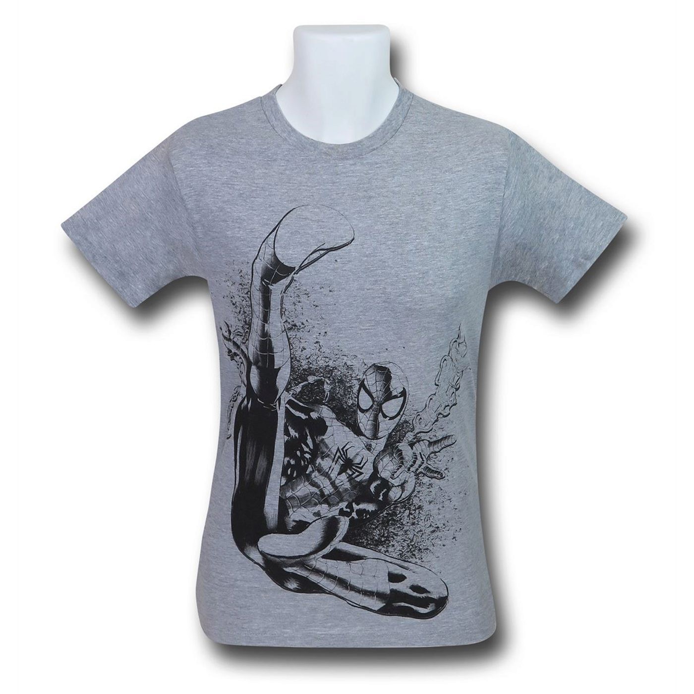 Spiderman Flip Spinner Men's T-Shirt, Grey
