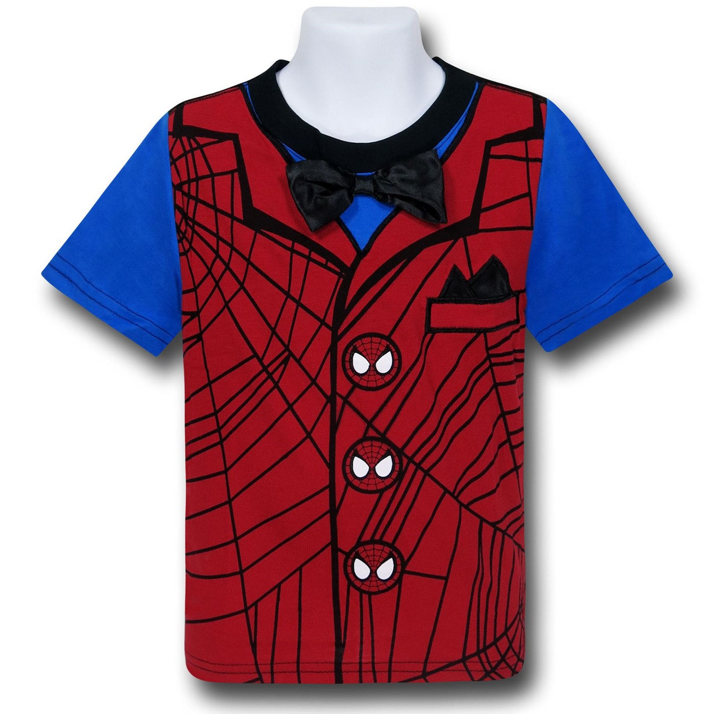 Spiderman Formal Cut & Sew Kids T-Shirt, Red
