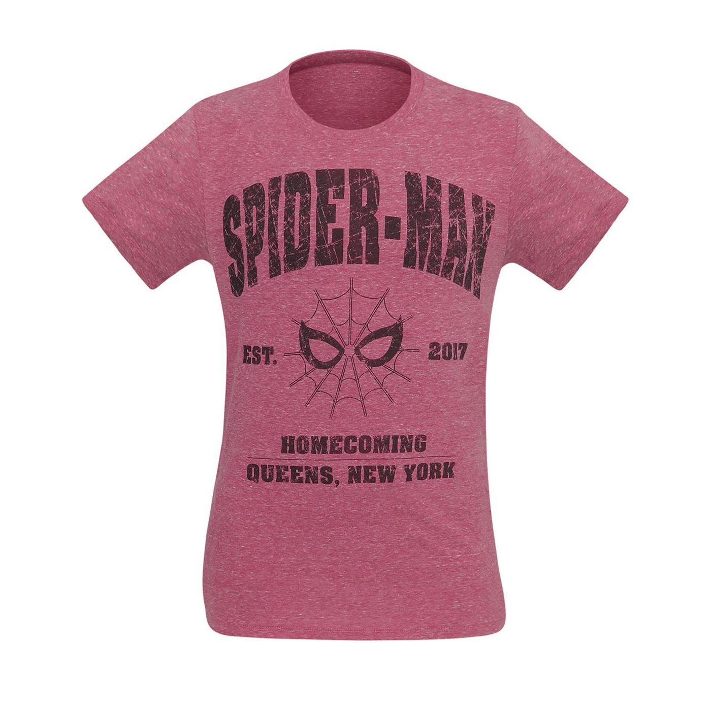 Spider-Man Homecoming Queens New York Men's T-Shirt, Red