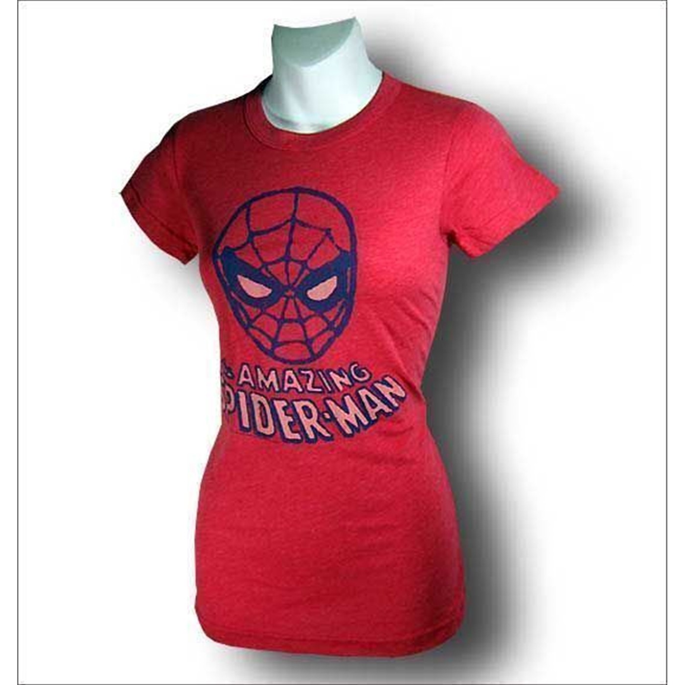 Spiderman Juniors Junk Food T-Shirt, Red