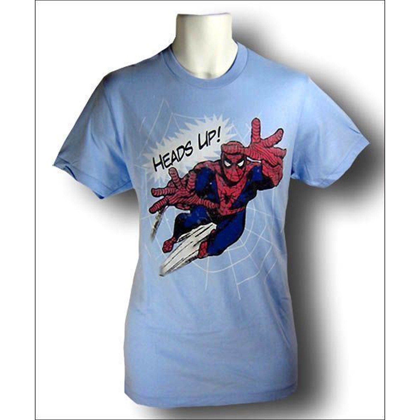 Spiderman T-Shirt Heads Up!, Blue