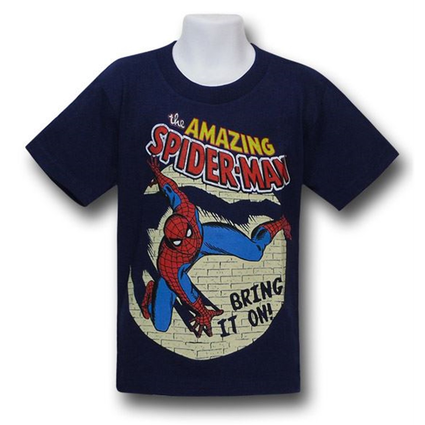 Spiderman Kids Bring It On T-Shirt, Blue