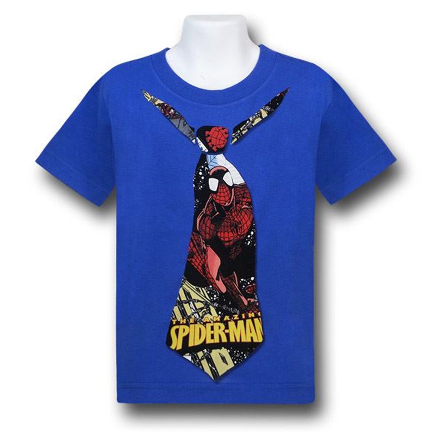 Spiderman Kids Necktie T-Shirt, Blue