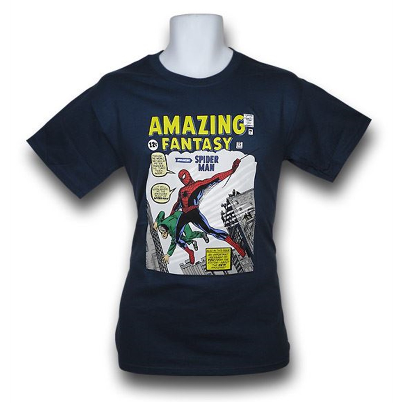 Spider-Man Amazing Fantasy Blue T-Shirt, Blue