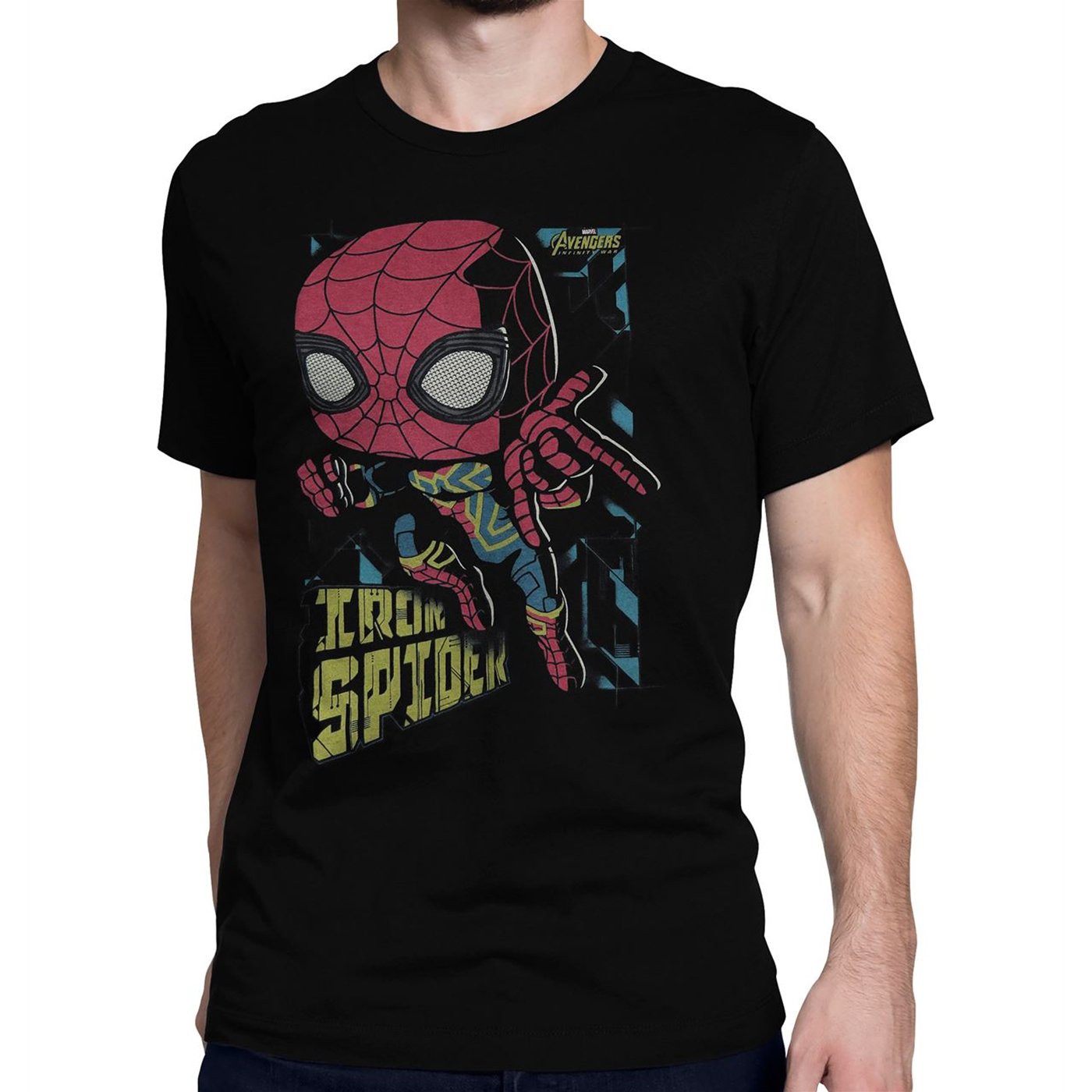 Spider-Man Infinity War Funko Pop! Men's T-Shirt, Black
