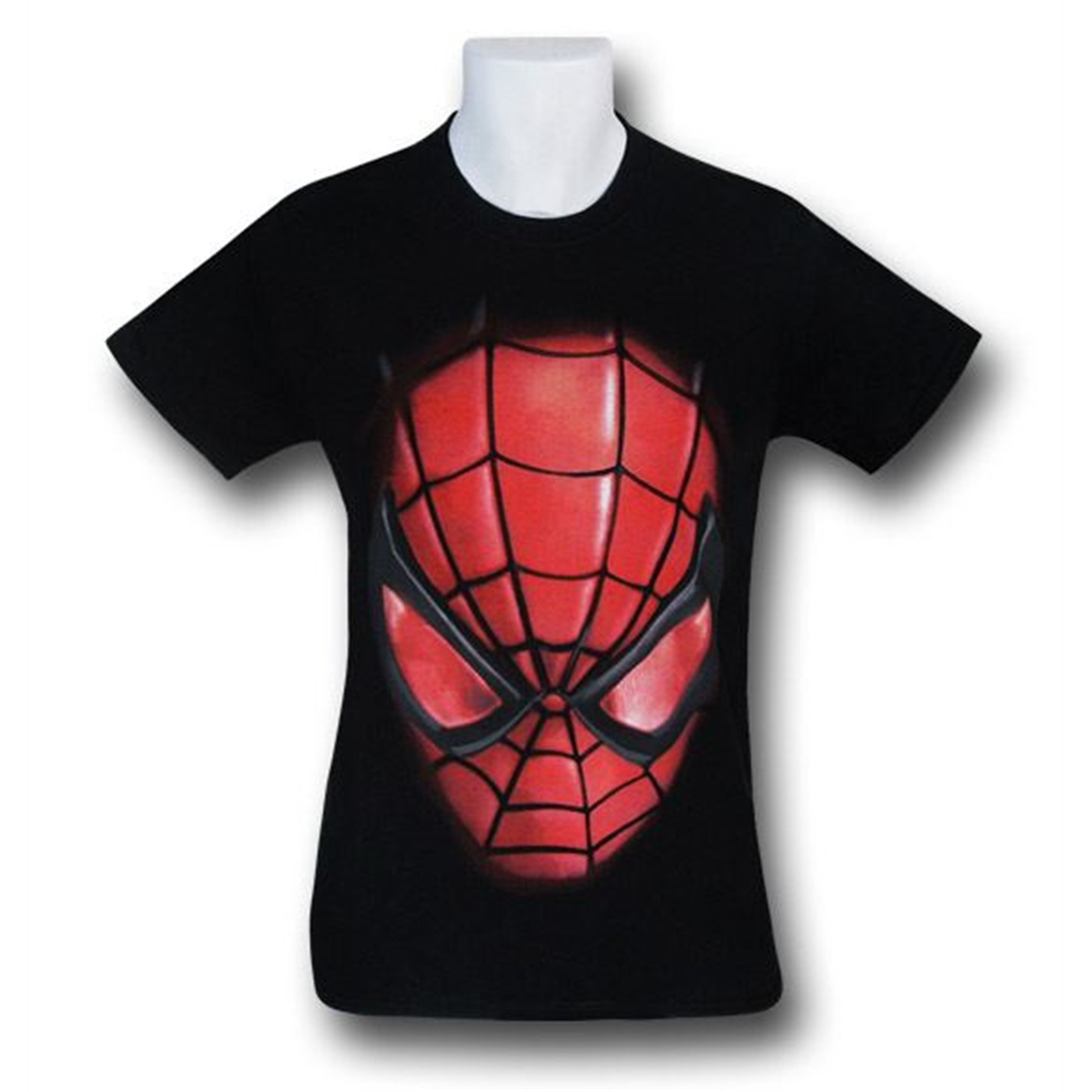 Spiderman Big Spidey Face T-Shirt, Black