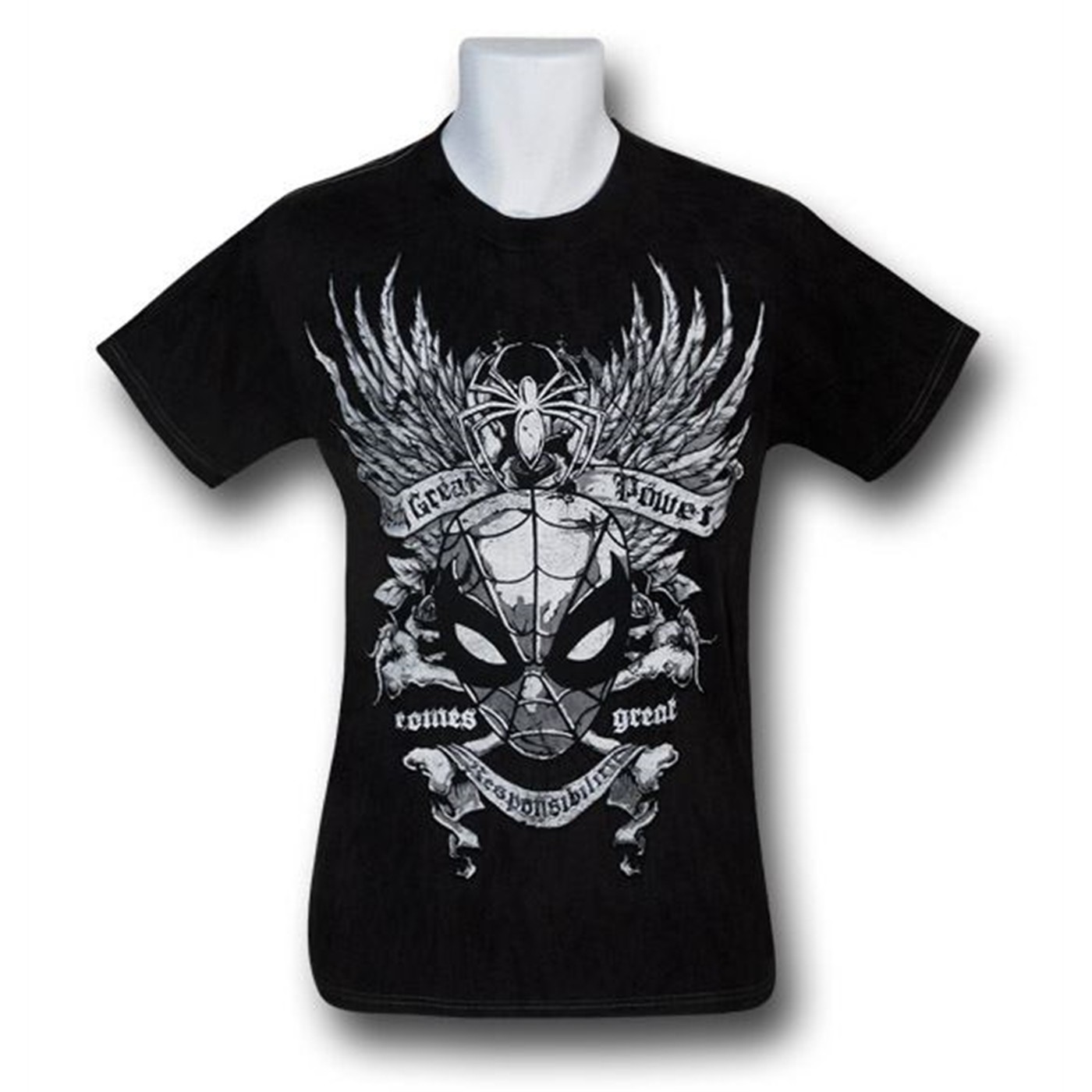 Spiderman Gritty Power T-Shirt, Black