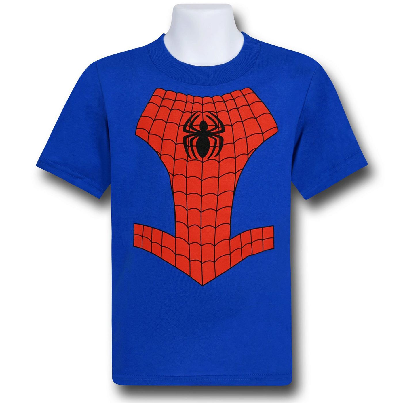 Spiderman Kids Logo Costume T-Shirt, Blue