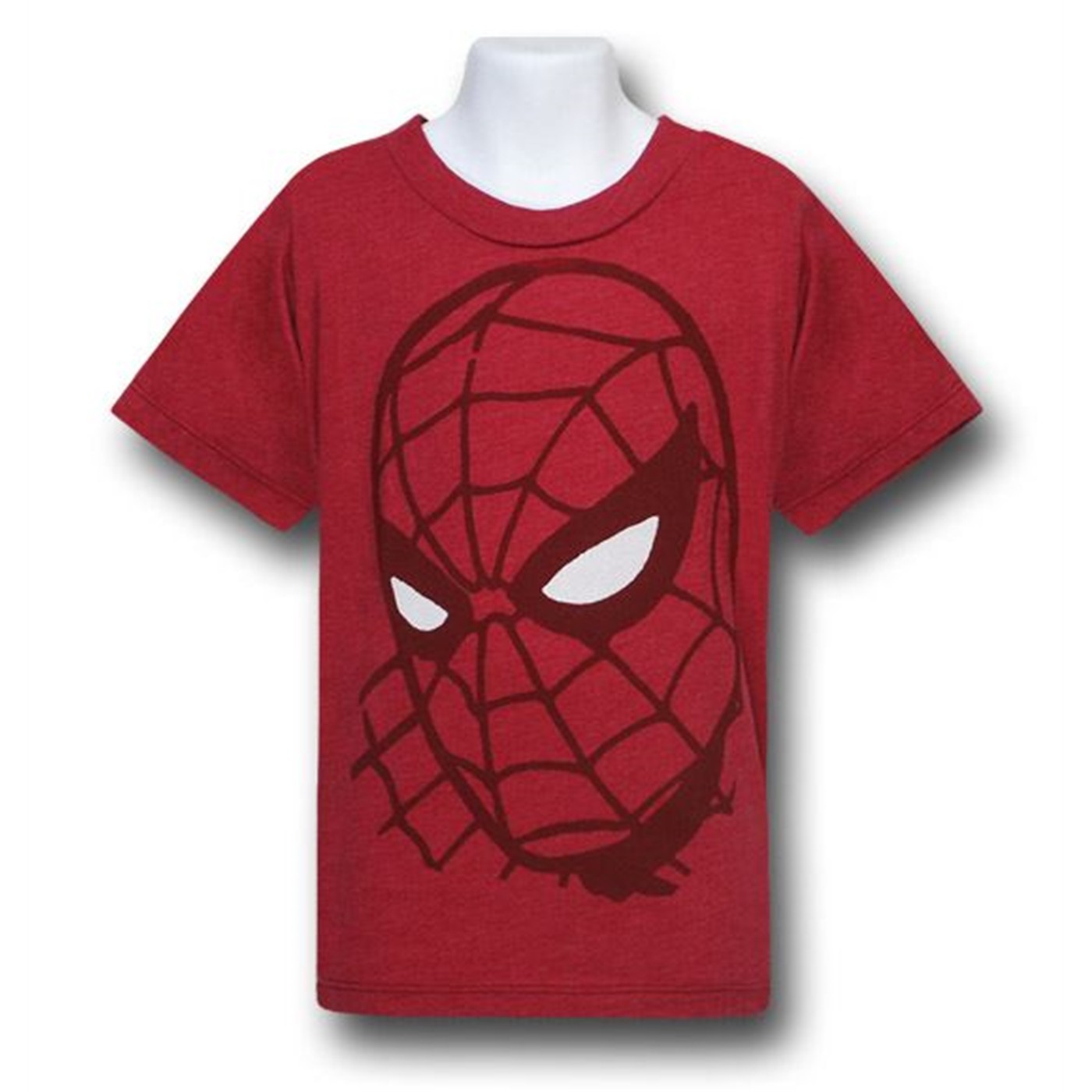 Spiderman Kids Red Glance Red Decco T-Shirt, Red