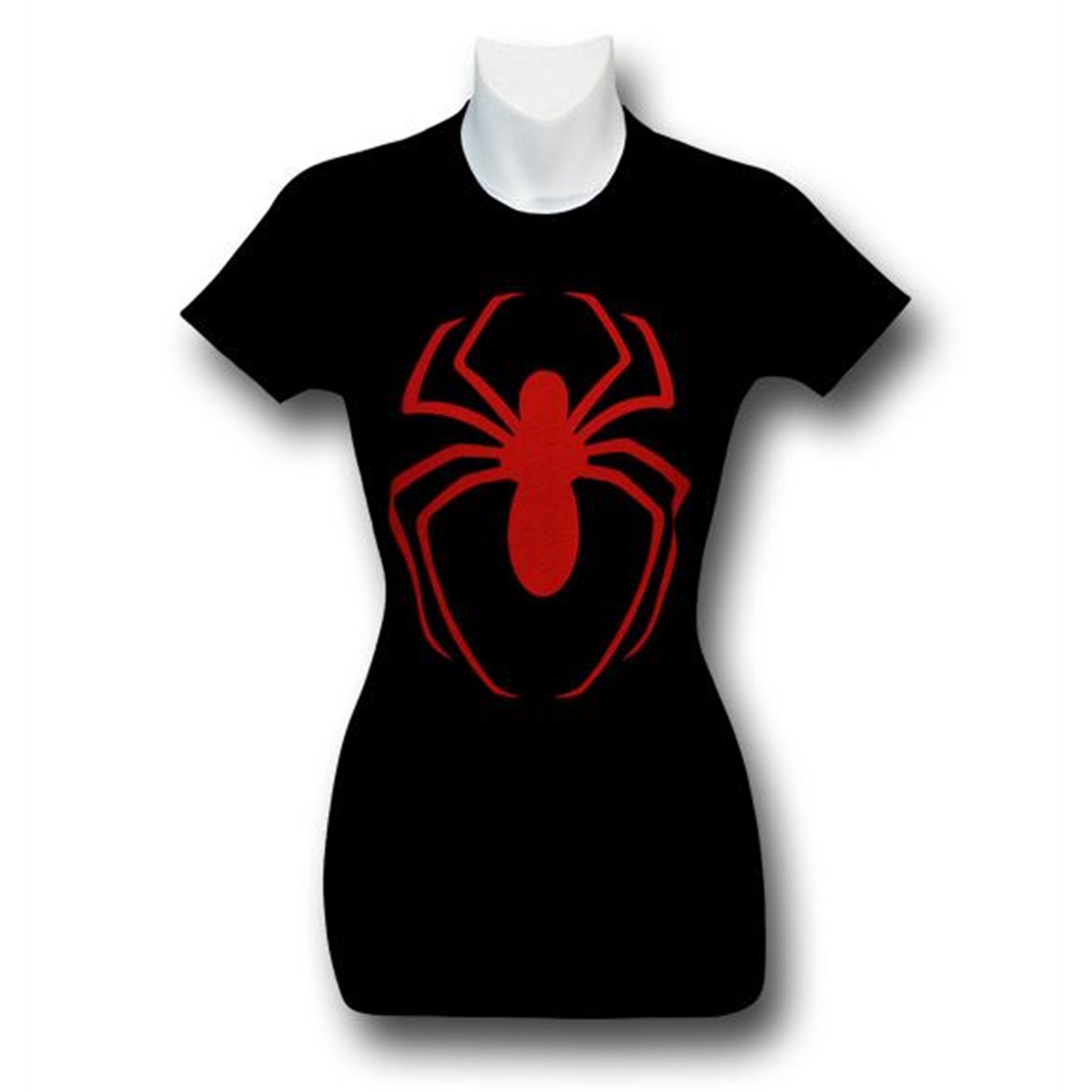 Ultimate Spiderman Women's 30 Single T-Shirt, Black