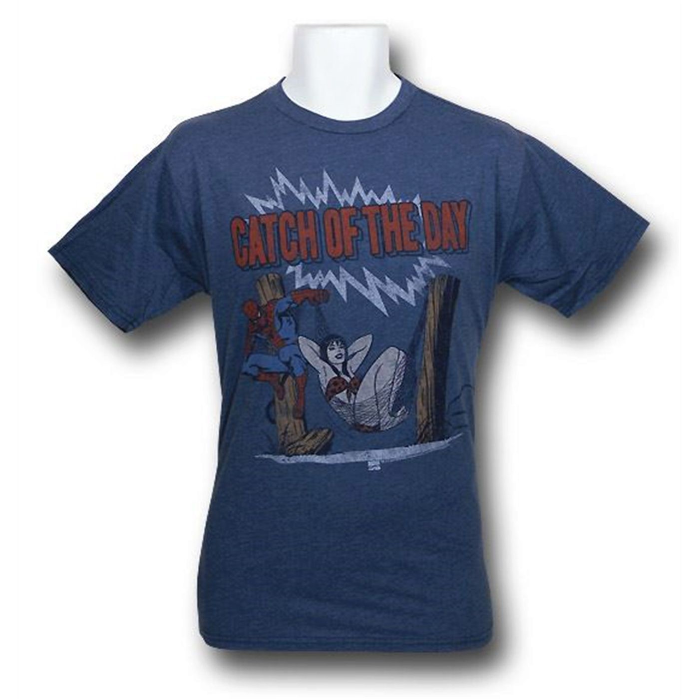 Spiderman Catch Of The Day Junk Food T-Shirt