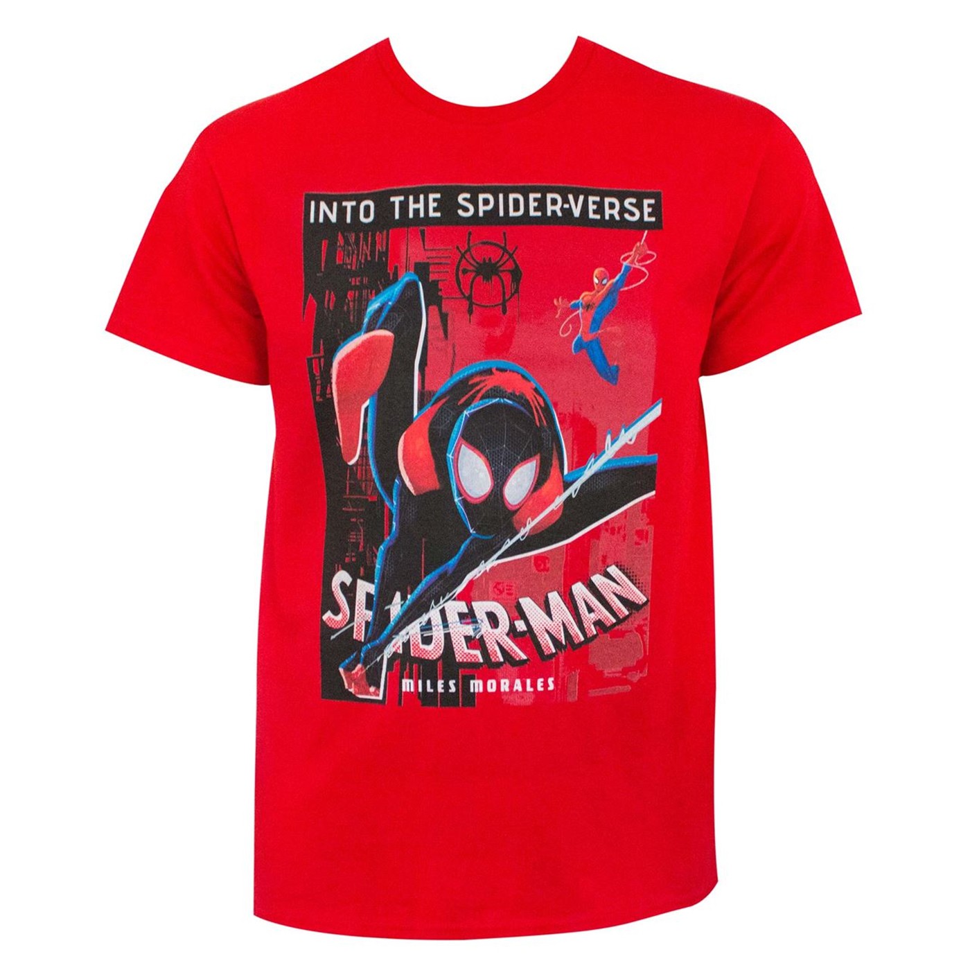 Spider-Man Into The Spider-Verse Team-Up Men's T-Shirt, Red
