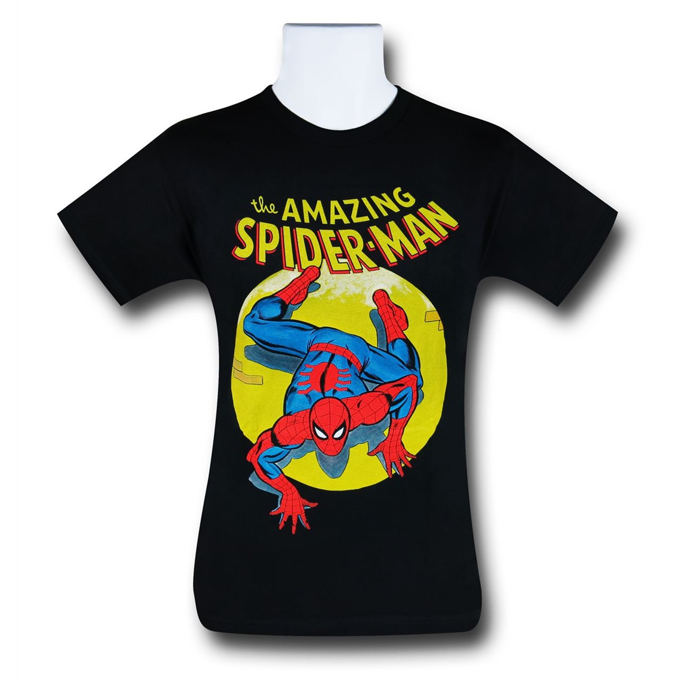 Spiderman Spotlight Crawler T-Shirt, Black