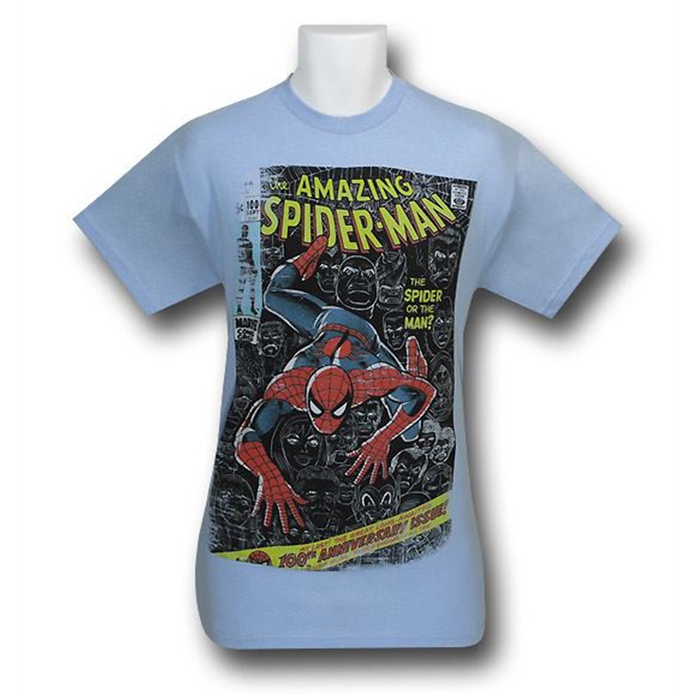 Spiderman 'Spider Or The Man' T-Shirt, Blue