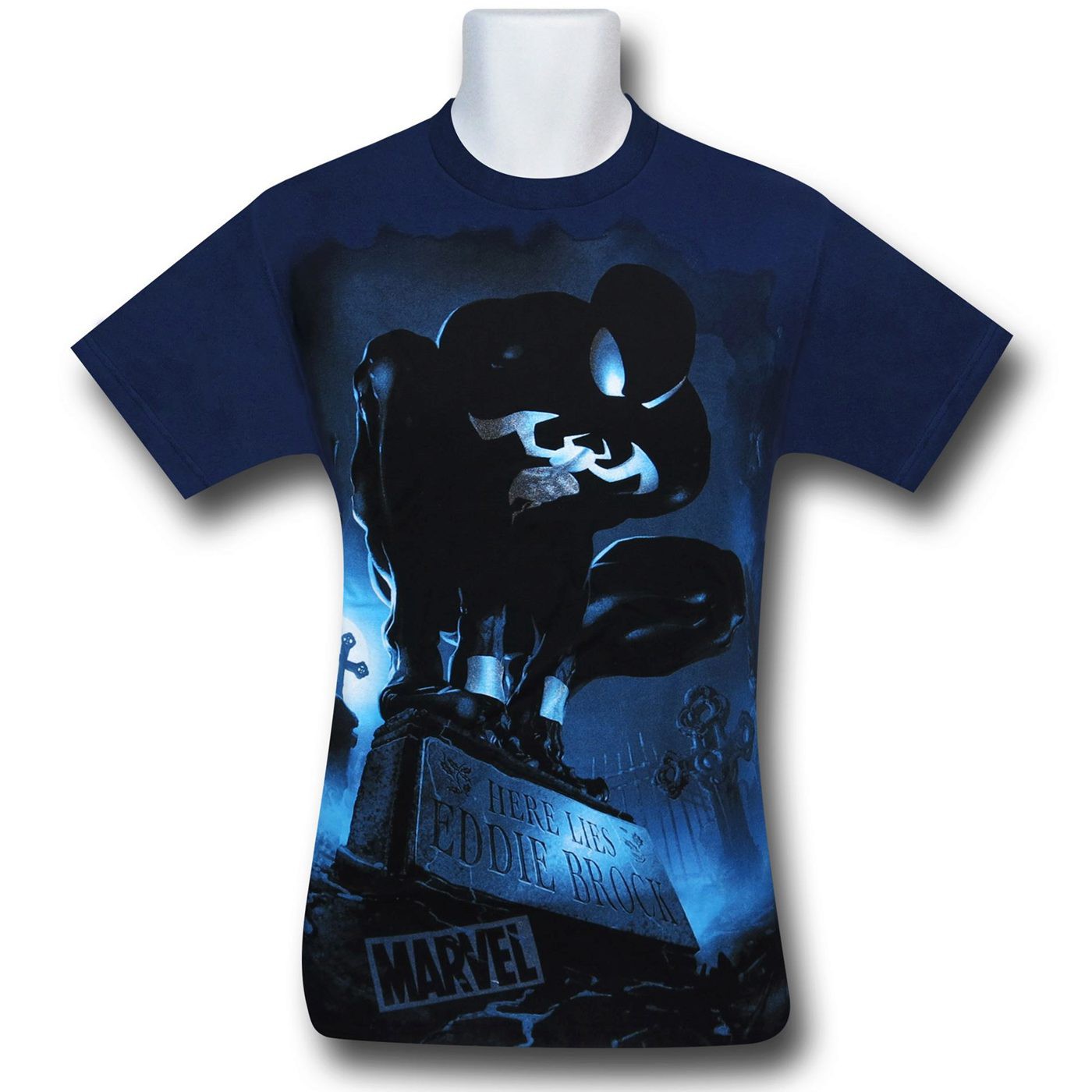 Spiderman Venom Black Sepulcher T-Shirt, Black