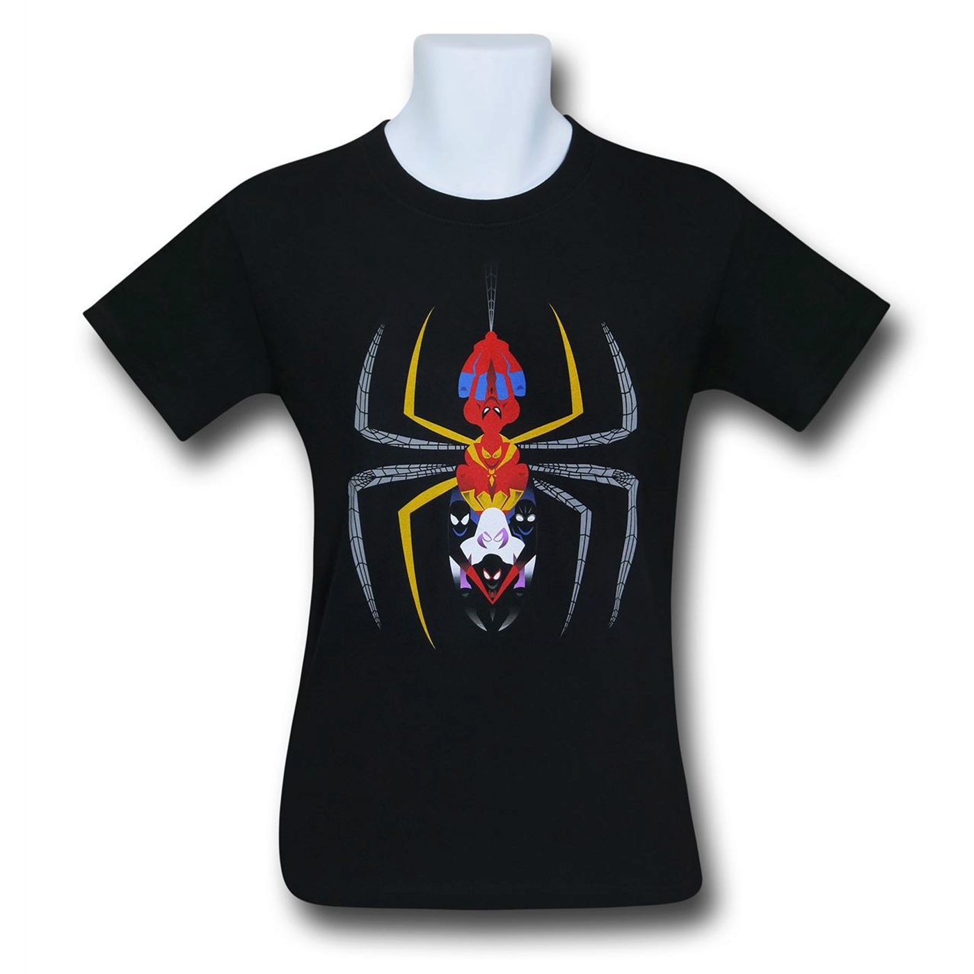 Spiderman Spider-Verse Symbol Men's T-Shirt, Black