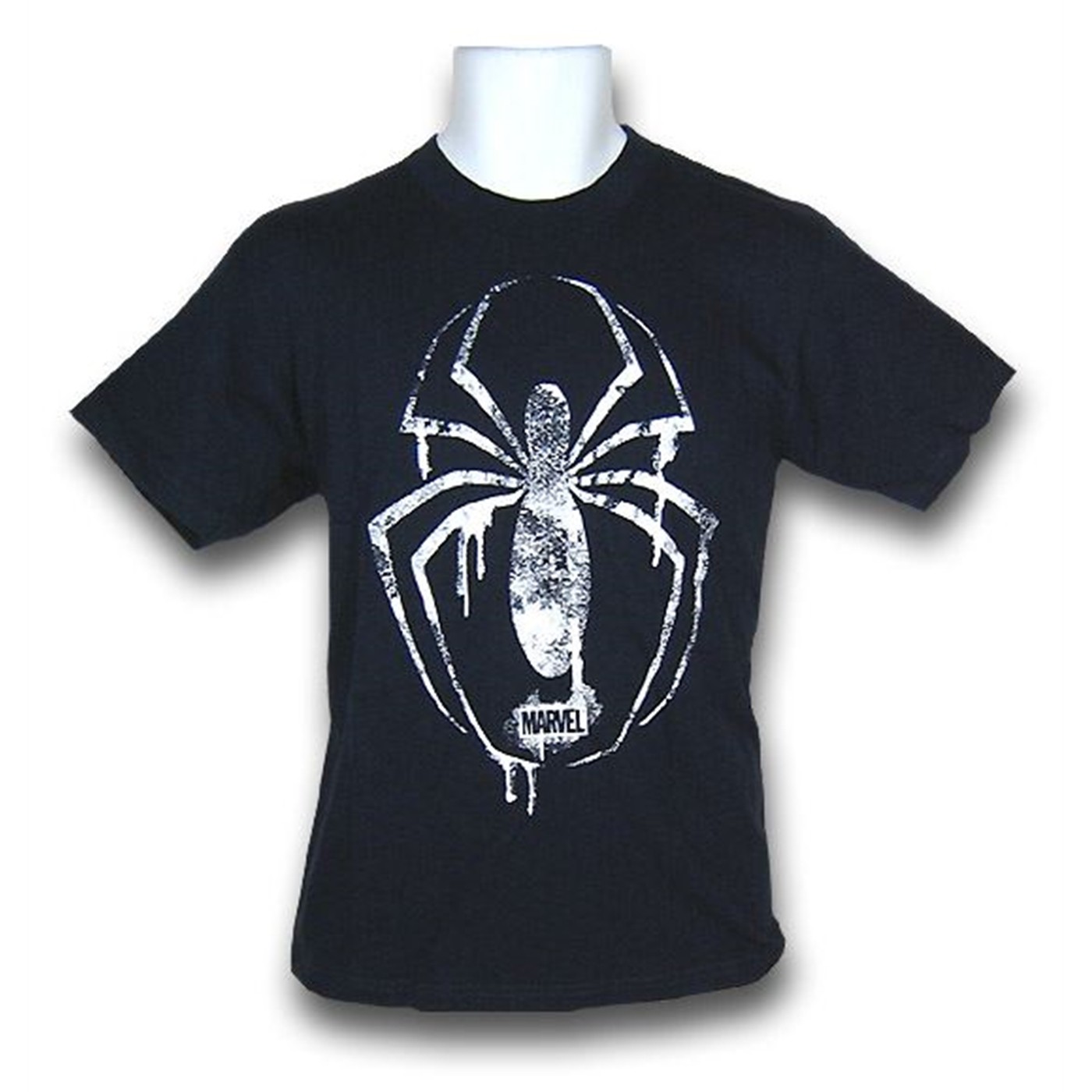 Spiderman Youth Dripping Symbol T-Shirt, Blue