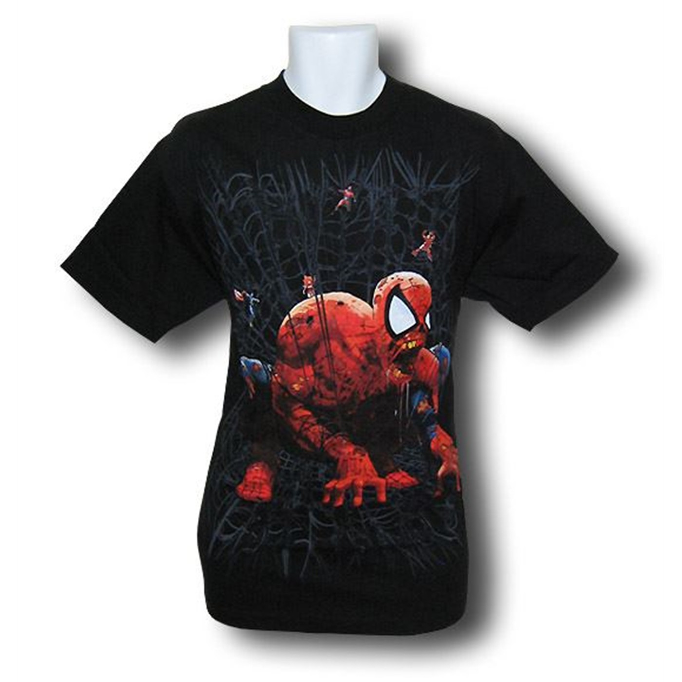 Spiderman Zombie T-Shirt, Black