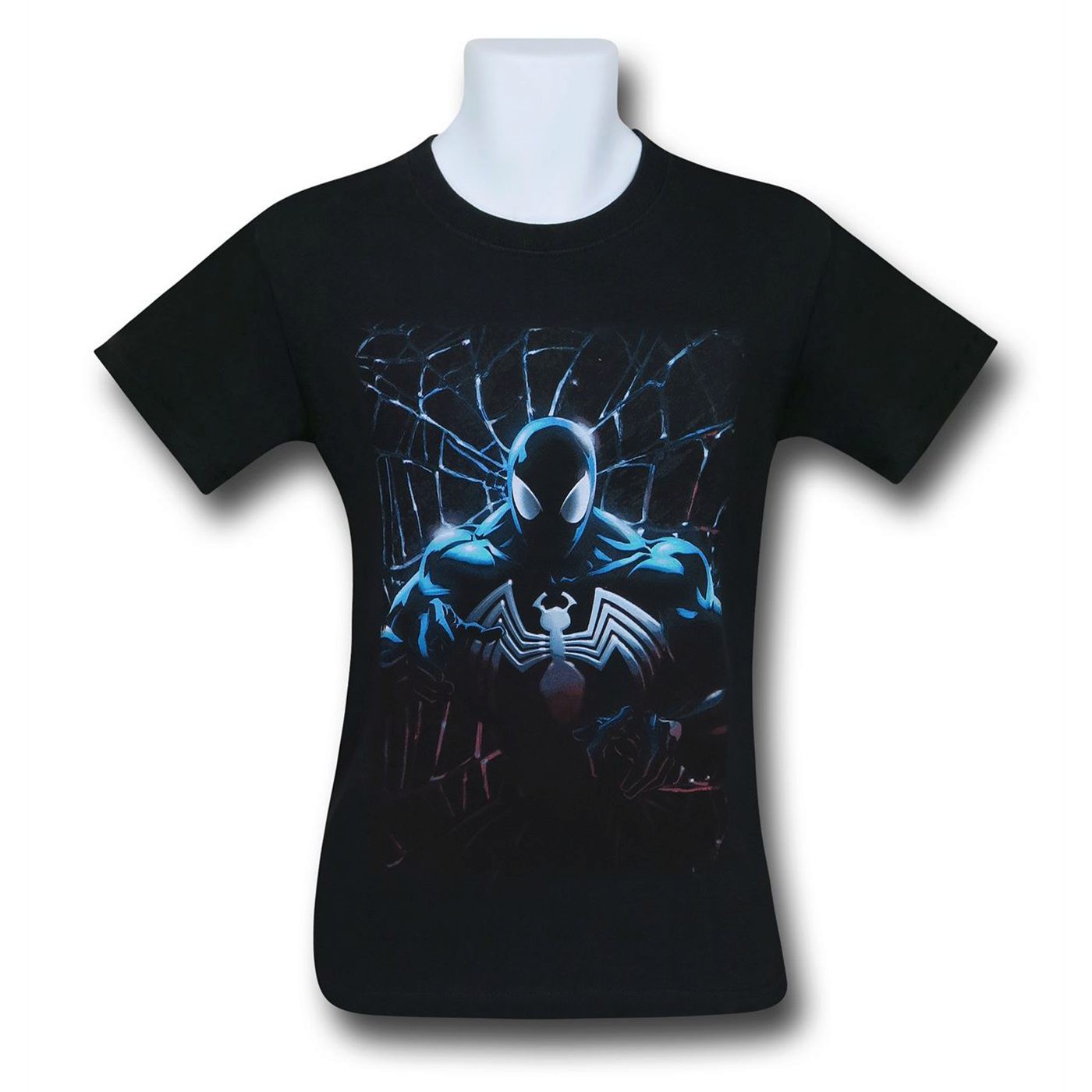 Spiderman Gleaming Men's T-Shirt, Black