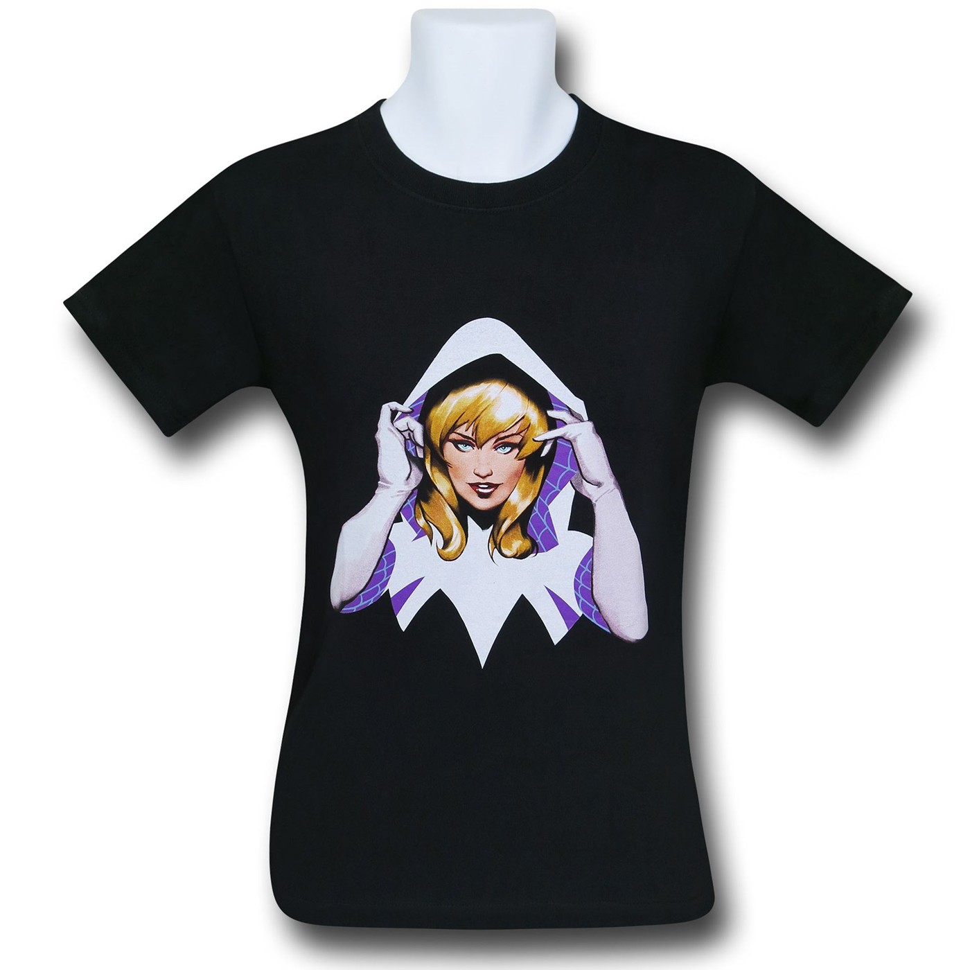Spider Gwen Reveal T-Shirt, Black