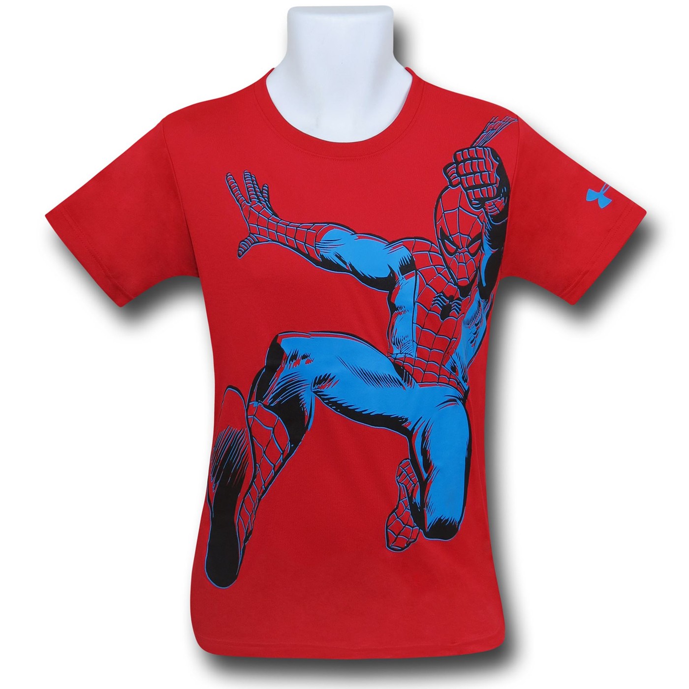 Spiderman Kids Image Under Armour Loose T-Shirt, Red